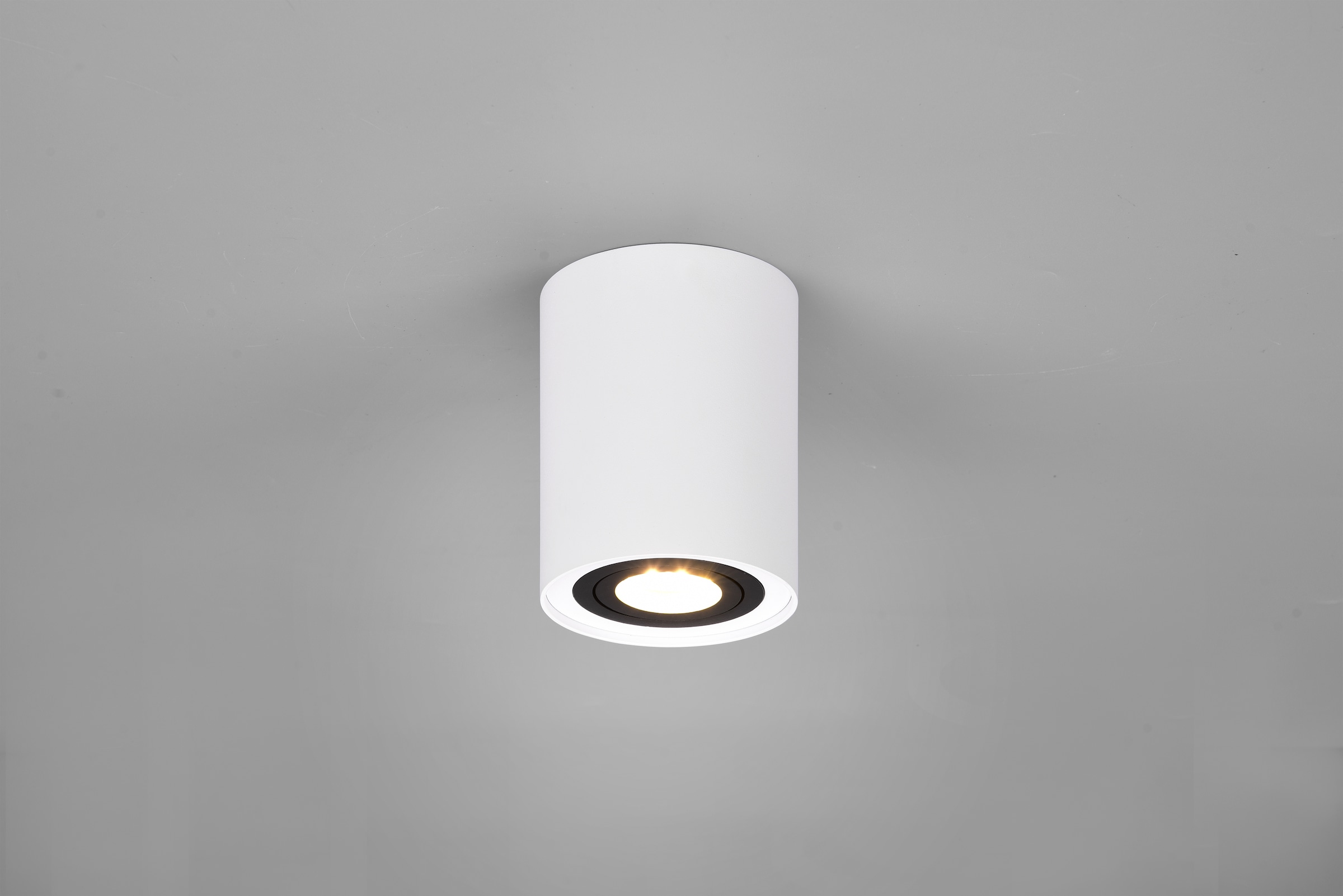 TRIO Leuchten Deckenleuchte »COOKIE, Deckenstrahler exkl 1xGU10 max 35W Lichtkegel schwenkbar« GU10 1 Stk. warmweiß - kaltweiß GU10 Strahler einflammig Leuchtmittel wechselbar Aufbauspot Flur Küche