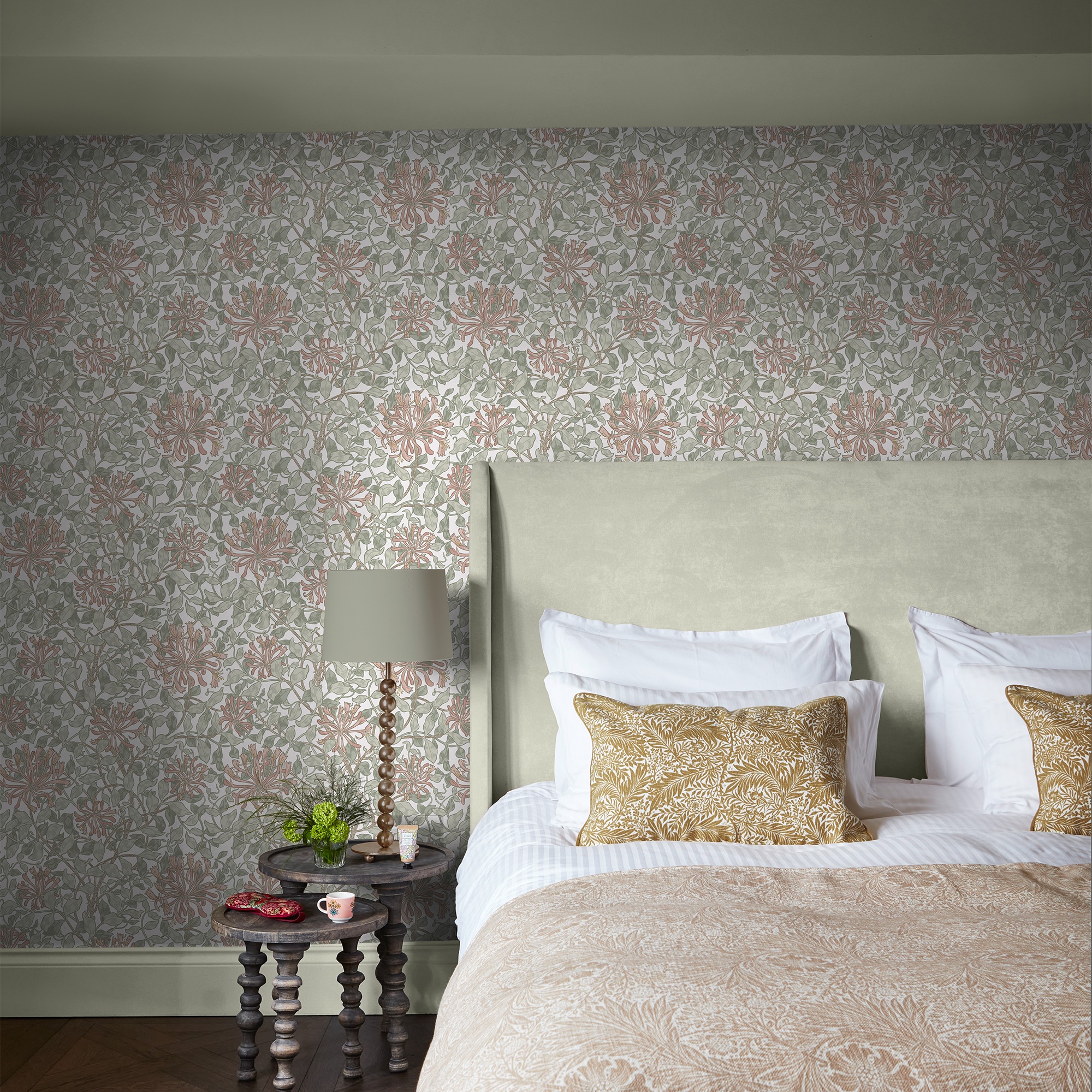 WILLIAM MORRIS AT HOME Vliestapete "Honeysuckle Maytime" Motiv glatt Design Tapeten