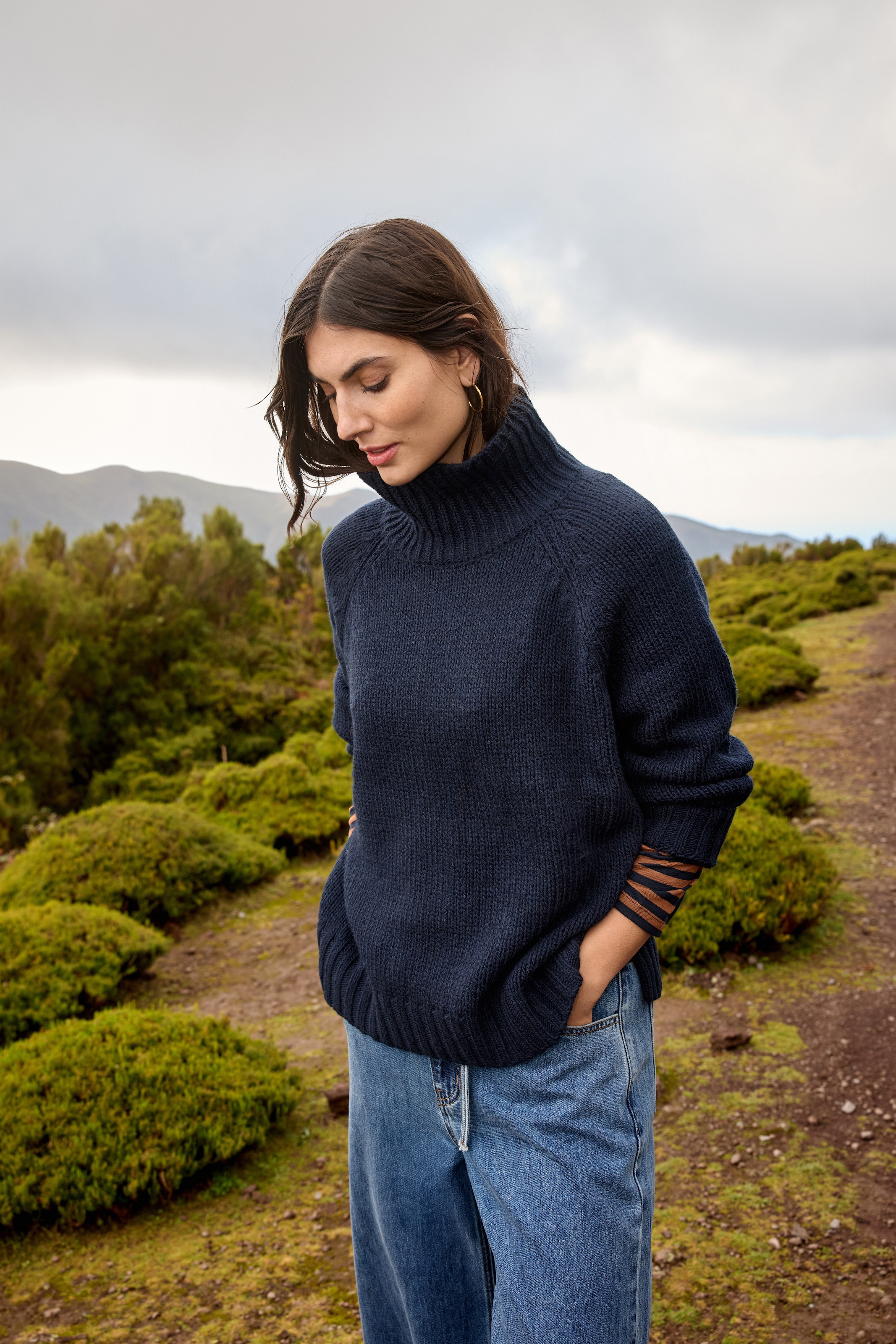 soyaconcept Langarmshirt »SC-HELLE YD 1« Materialmix