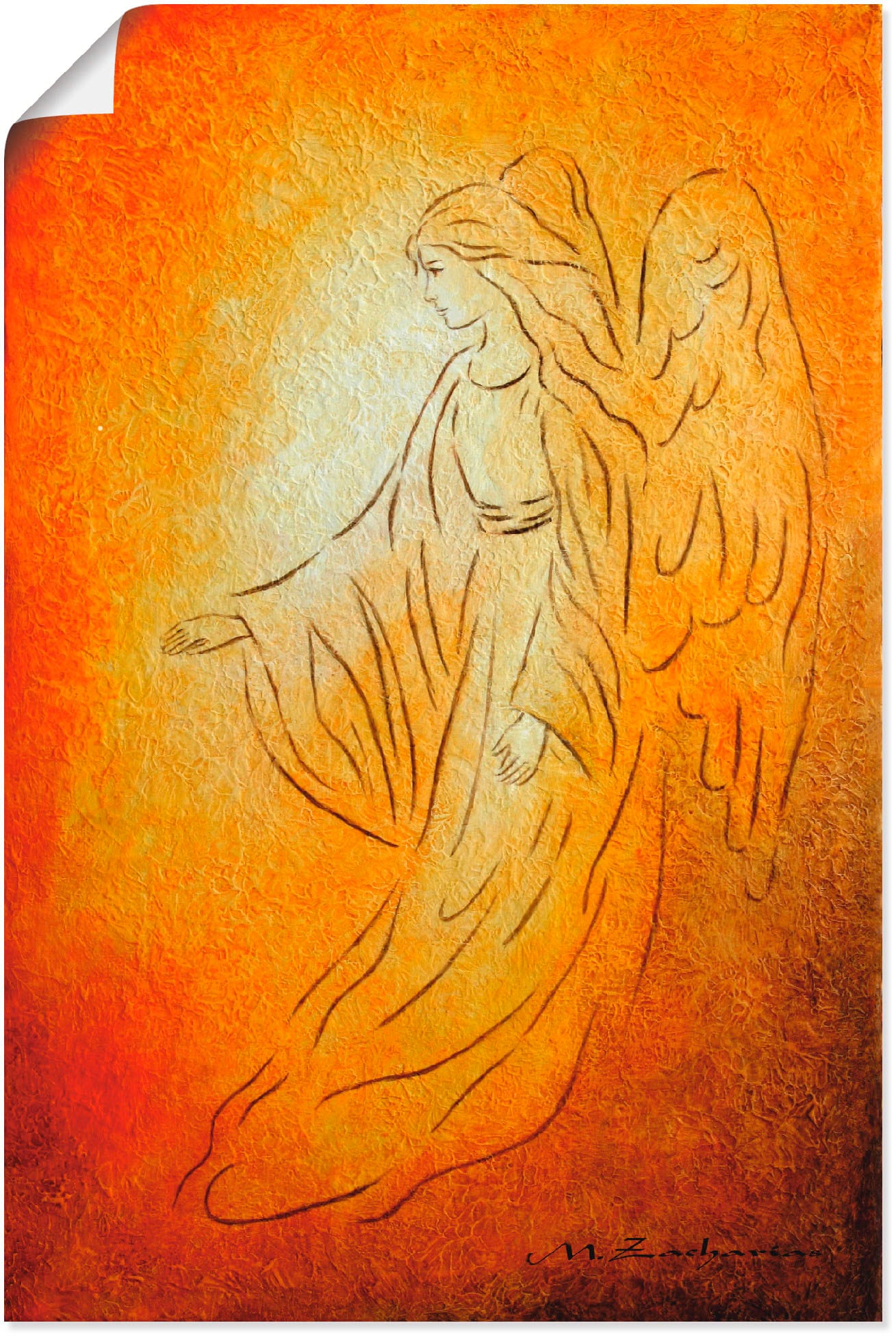 Artland Wandbild "Engel der Heilung - Engelkunst" Religion 1 Stk. tlg. als günstig online kaufen
