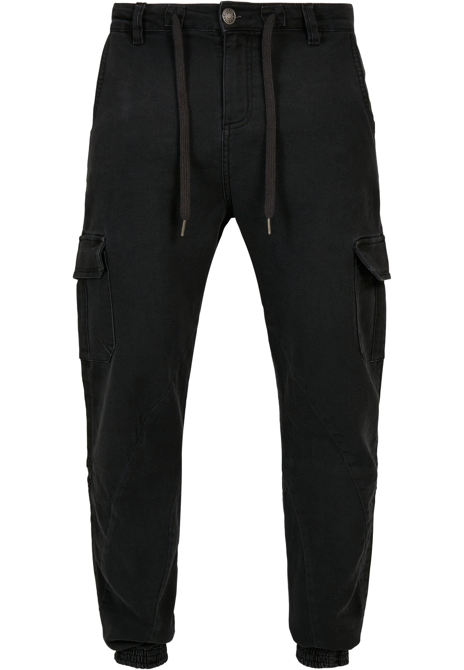 URBAN CLASSICS Cargohose "Urban Classics Herren Knitted Cargo Jogging Pants", (1 tlg.)