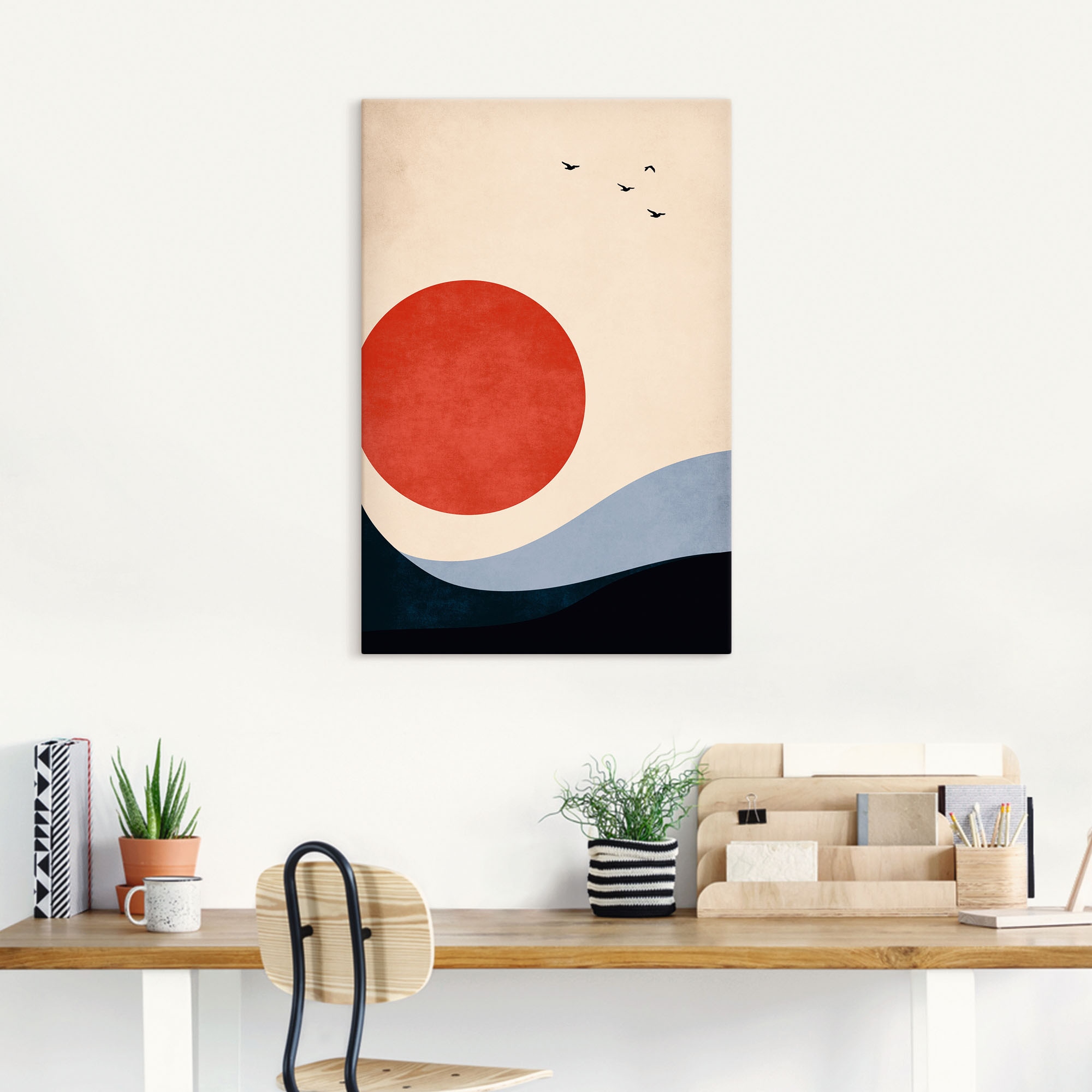 Artland Wandbild »Erinnerungen am See«, Seebilder, (1 St.), als Alubild, Leinwandbild, Wandaufkleber oder Poster in versch. Größen