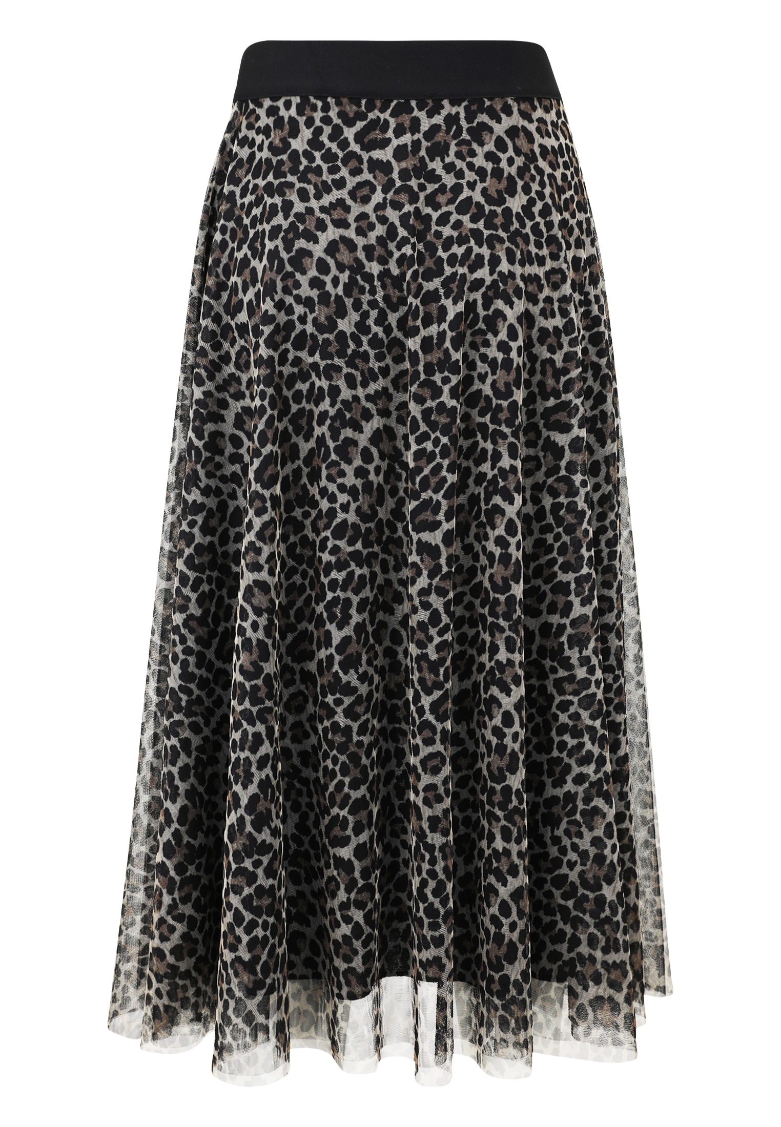 Zero Midirock »Damen elastischer Bund« Falten