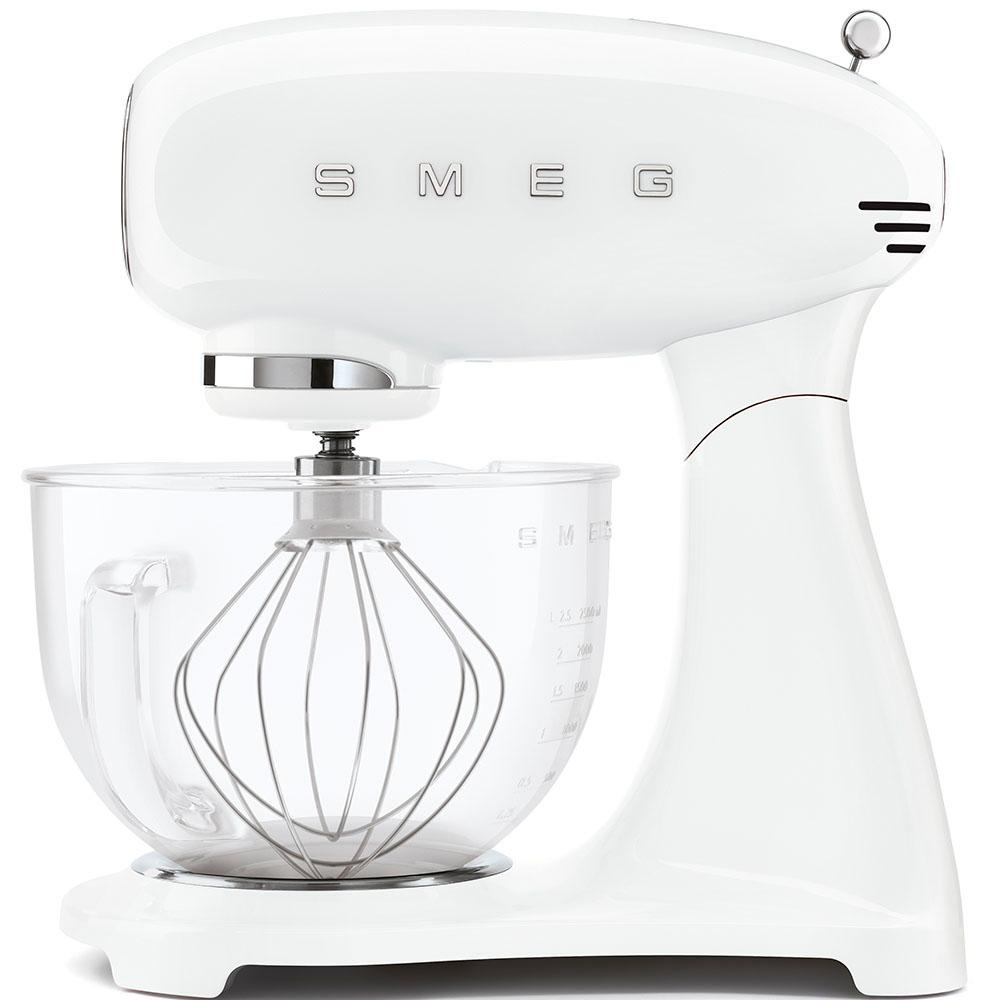 Smeg Küchenmaschine »SMF13WHEU Weiß«, Glasrührschüssel mit ergonomischem Griff