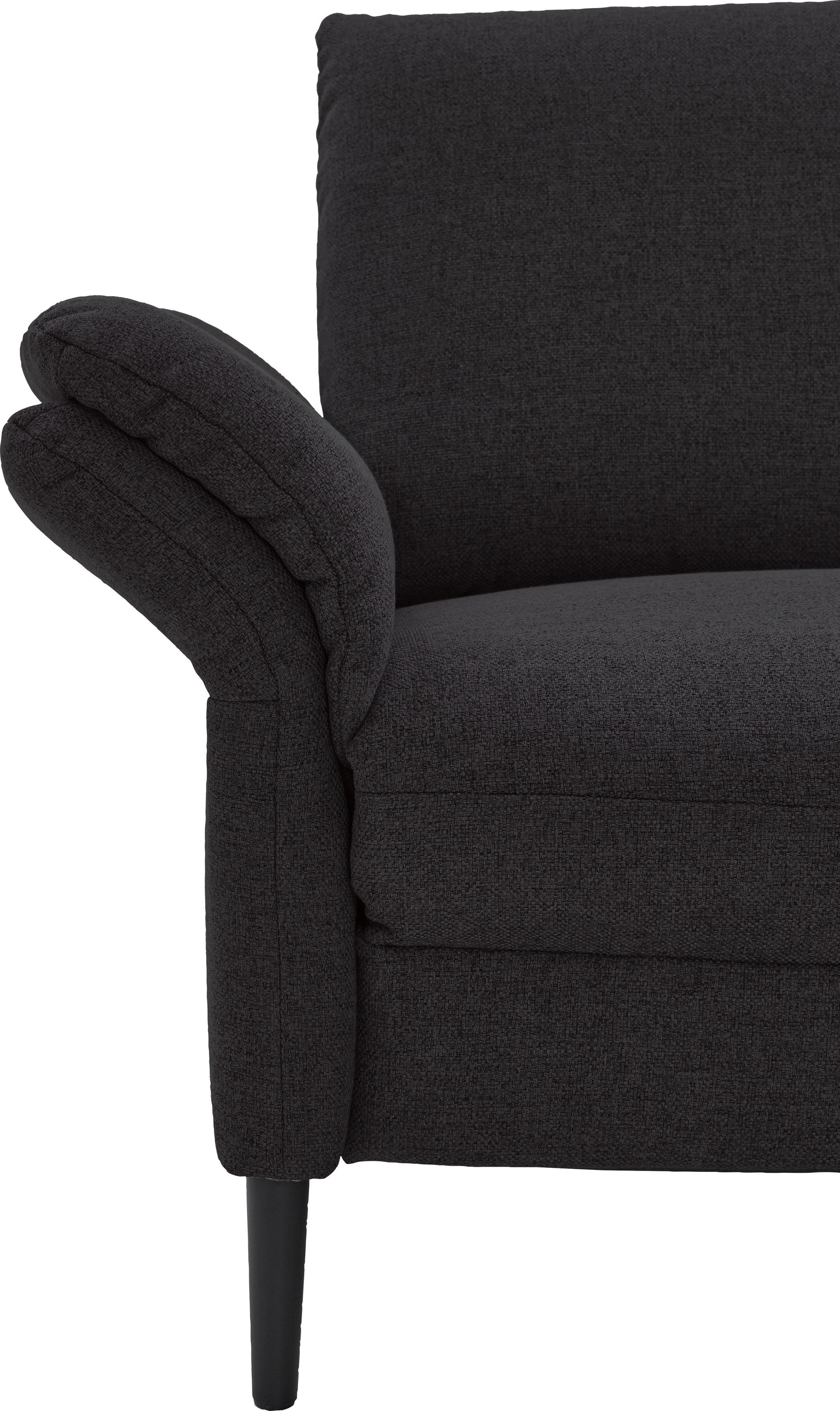 Places of Style Ecksofa »Sarsina: mit Tonnentaschen-Federkern, perfekt zum Entspannen L-Form«, inklusive 2 motorischen Relaxfunktionen mit Herz-Waage-Beschlag