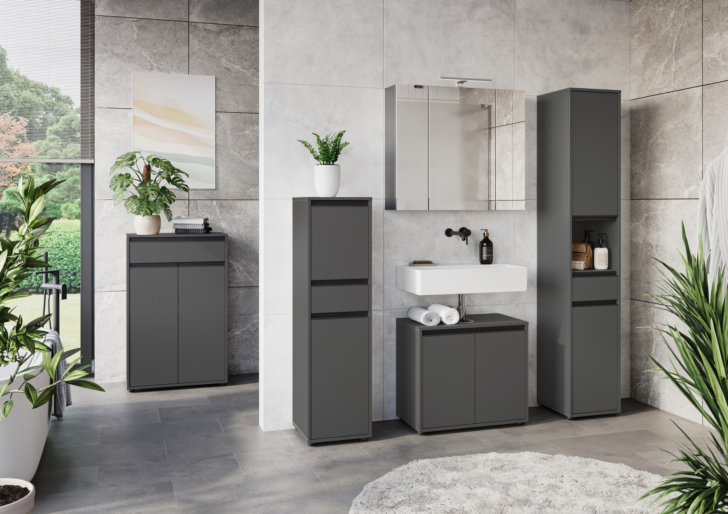 GERMANIA Badmöbel-Set "Lemont" 3 Stk. tlg. günstig online kaufen