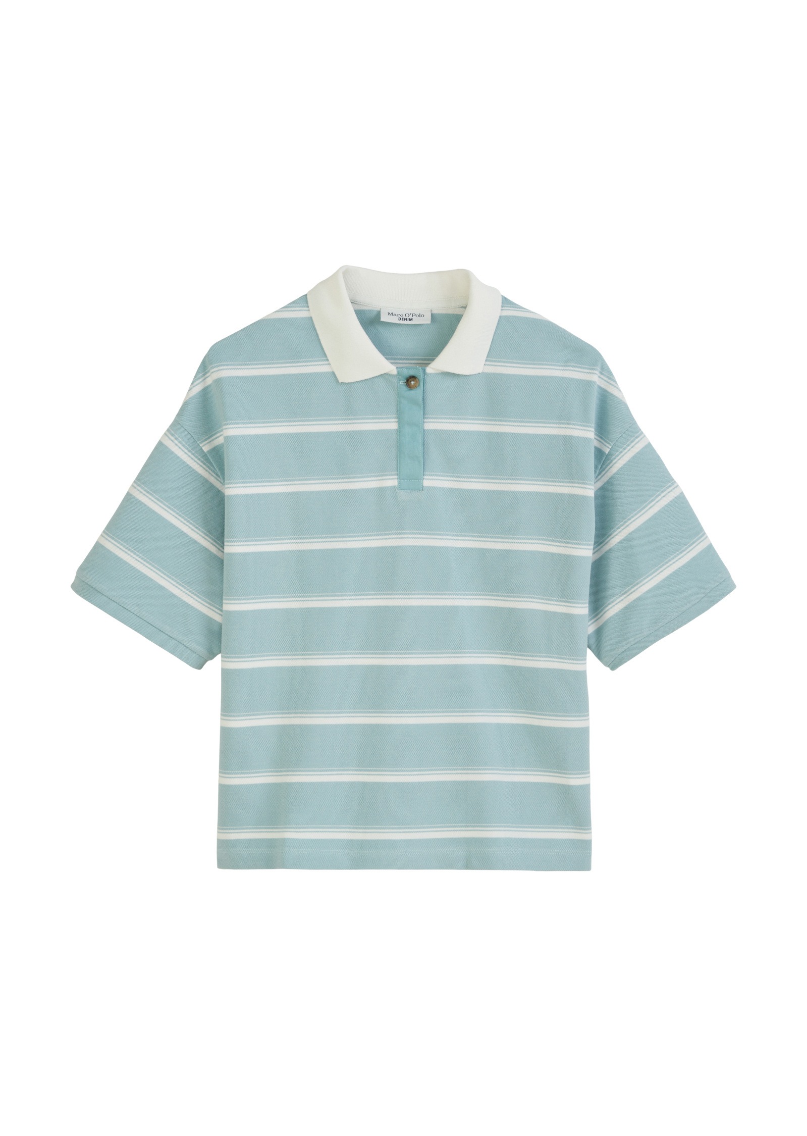 Marc O'Polo DENIM Poloshirt »mit garngefärbten Streifen«