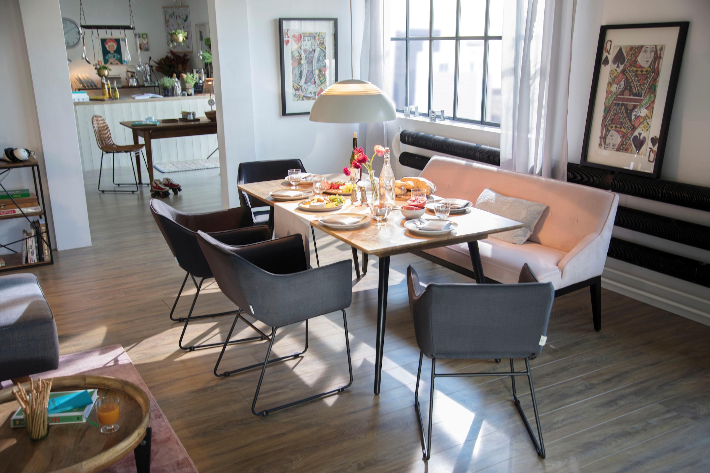 TOM TAILOR HOME Esstisch »T-SOHO TABLE LARGE«, aus Mangoholz, Breite 180 cm