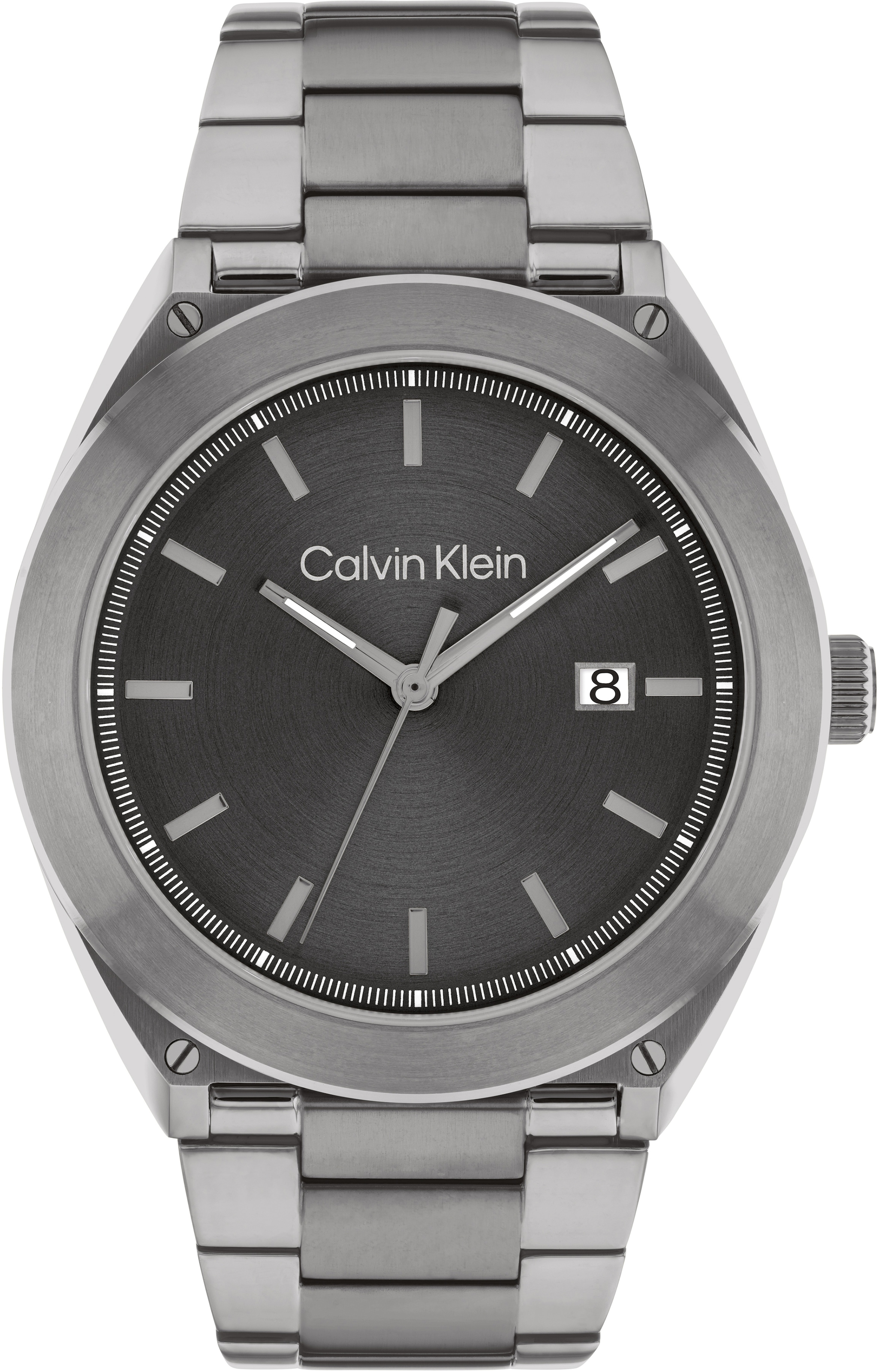 Calvin Klein Quarzuhr »CASUAL 
ESSENTIALS, 25200197«, Armbanduhr, Herrenuhr, Datum, Mineralglas, IP-Beschichtung
