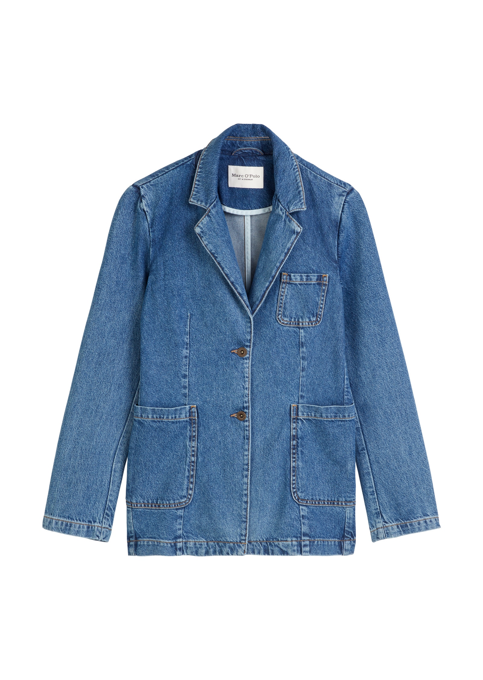 Marc O'Polo Jeansjacke »aus Lyocell-Baumwolle-Mix«, ohne Kapuze