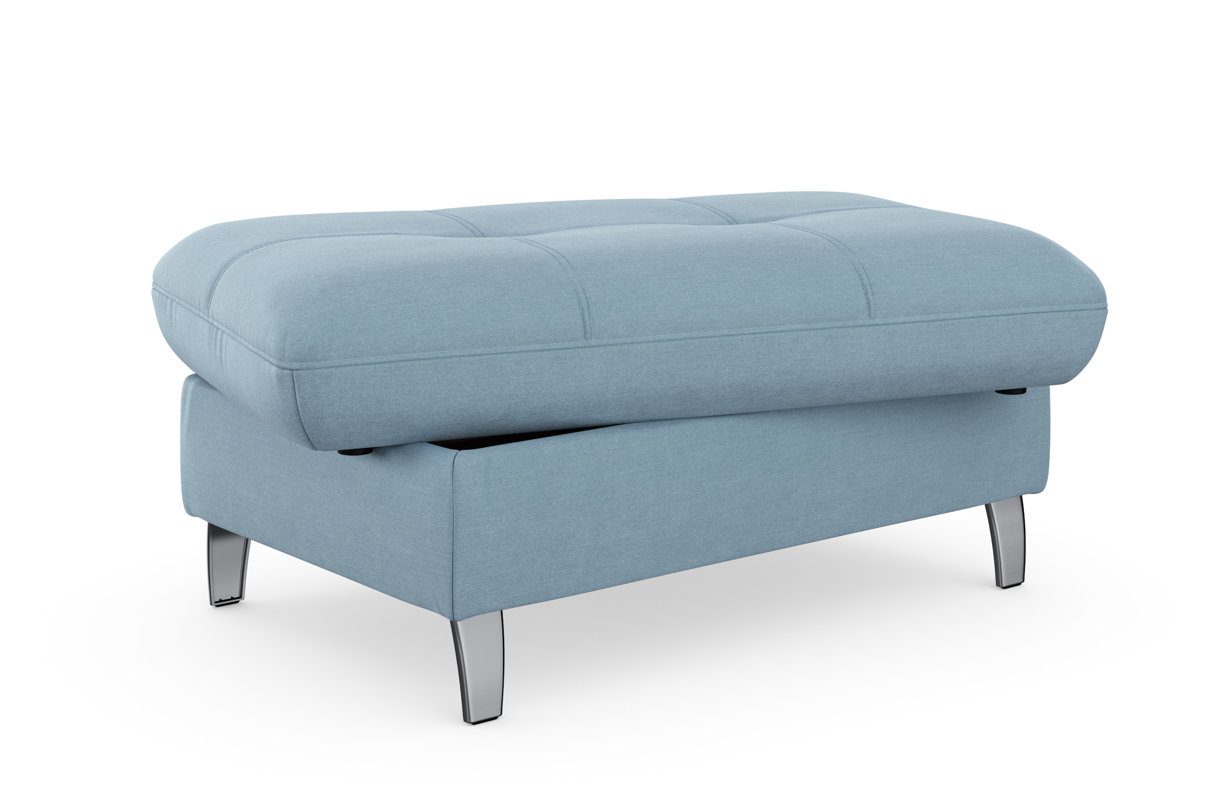 sit&more Stauraumhocker »Maggiore«, mit Stauraum und modernen Metallbeinen