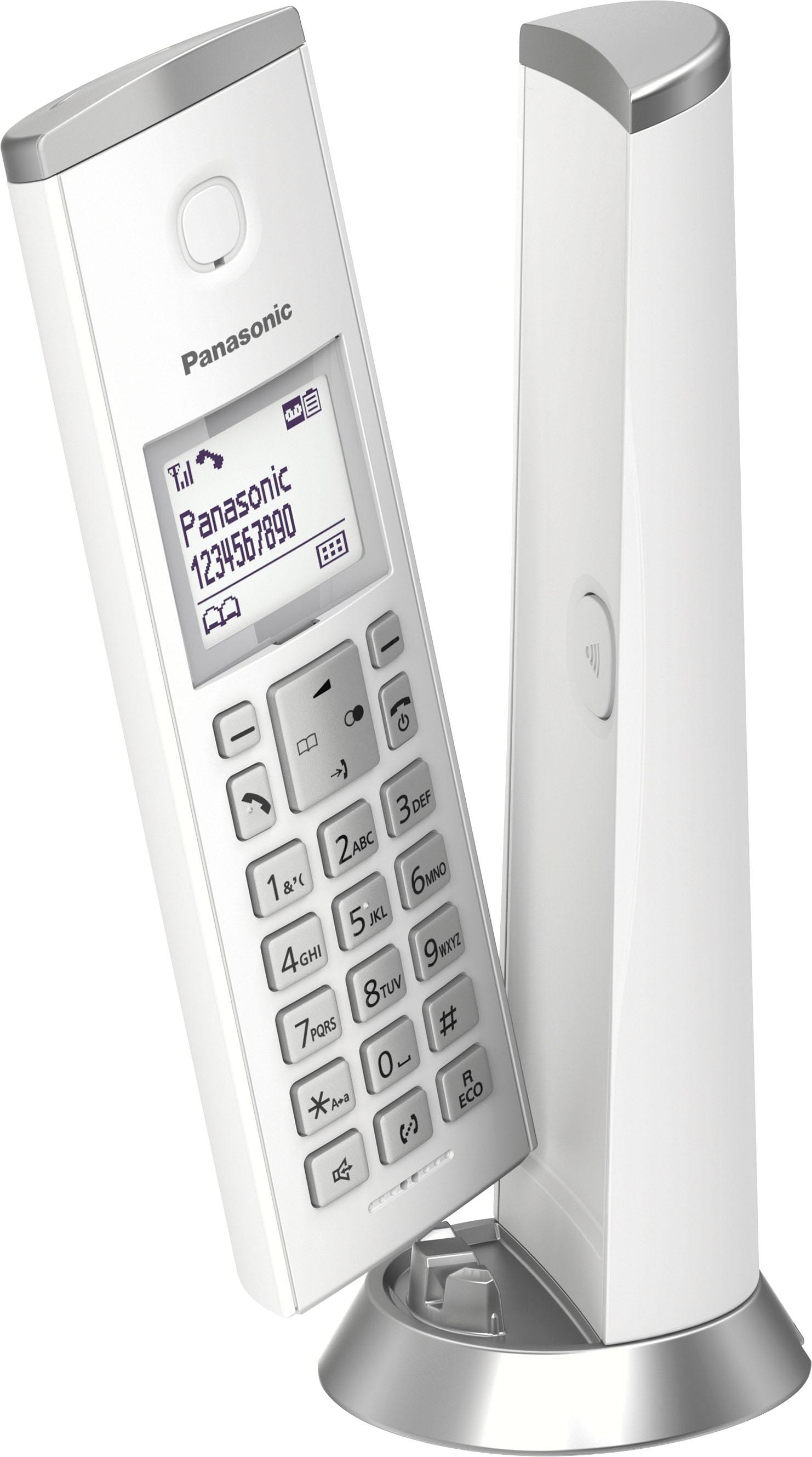 Panasonic Schnurloses DECT-Telefon »KX-TGK220«, (Mobilteile: 1), 4 Wege Navigationstaste