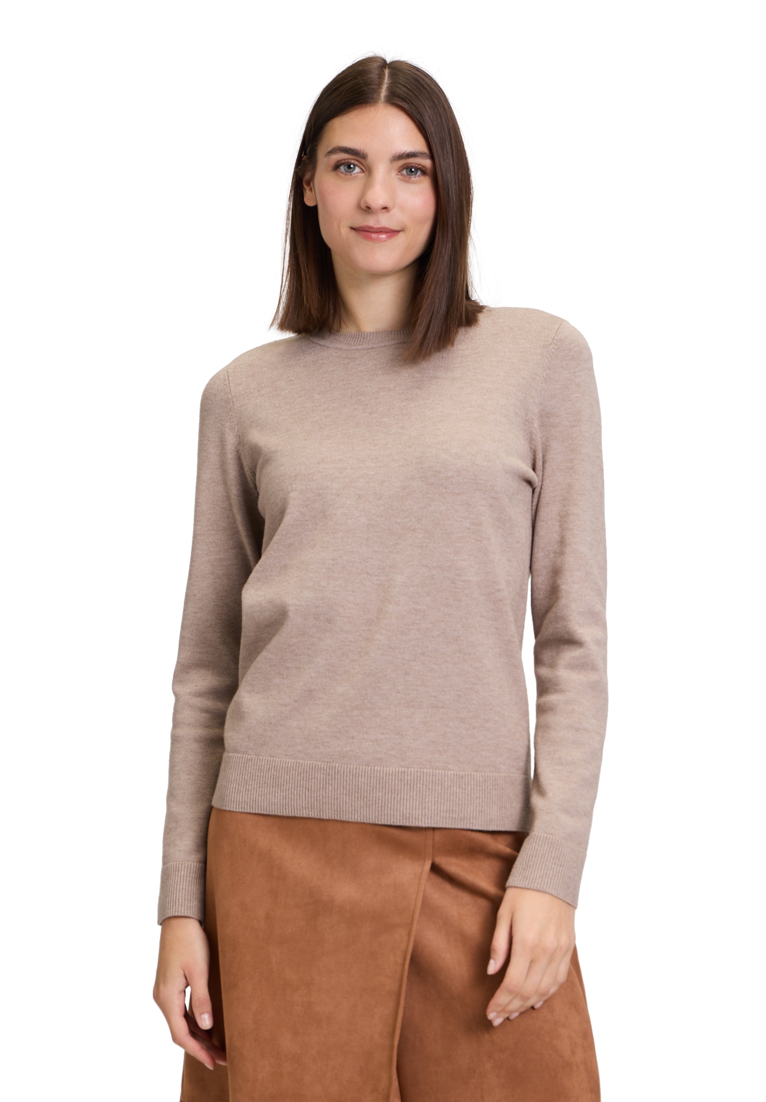 Betty Barclay Strickpullover "Damen Basic-Strickpullover mit Rundhalsaussch günstig online kaufen