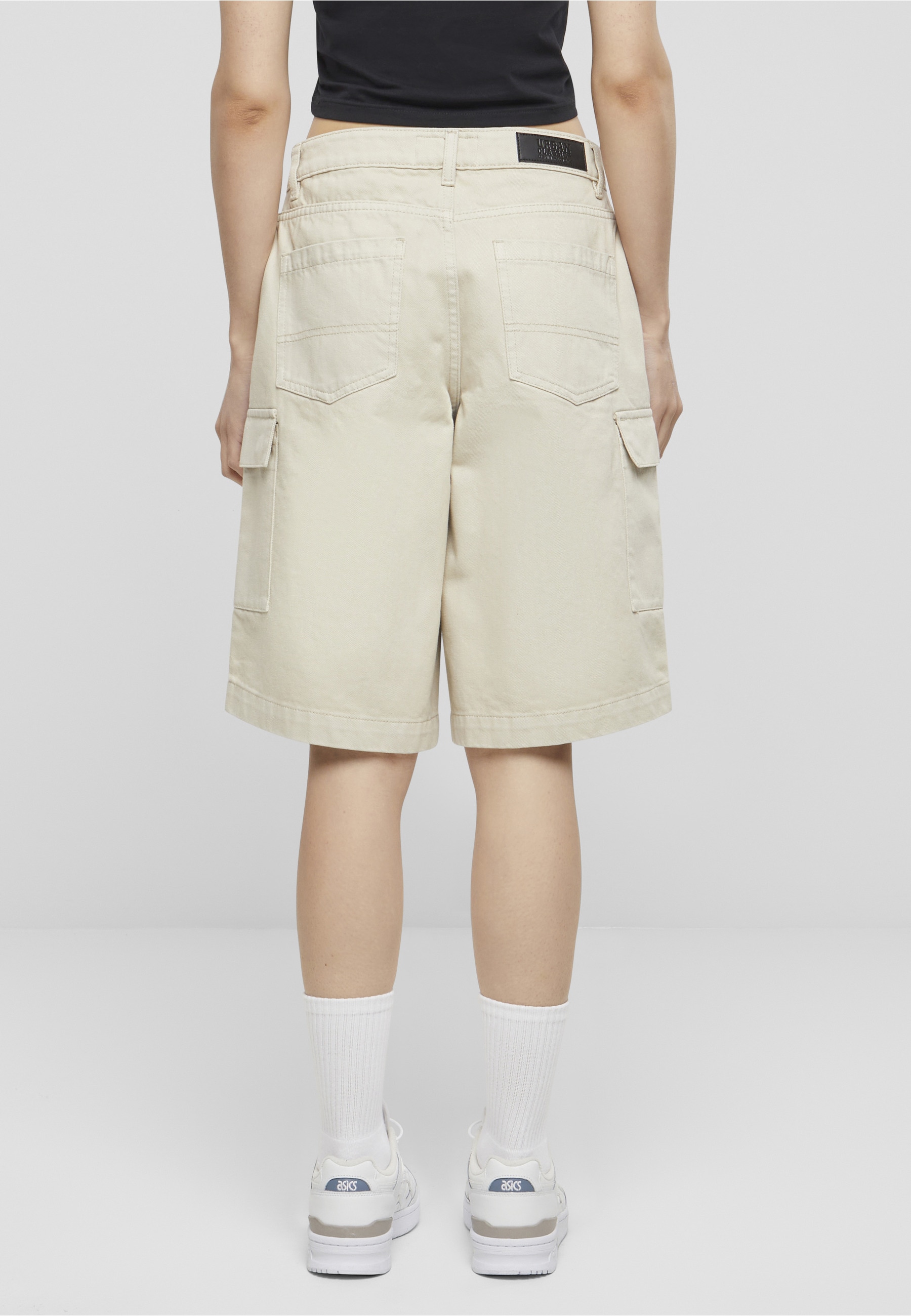 URBAN CLASSICS Cargoshorts »Urban Classics Ladies Cotton Cargo Bermuda«