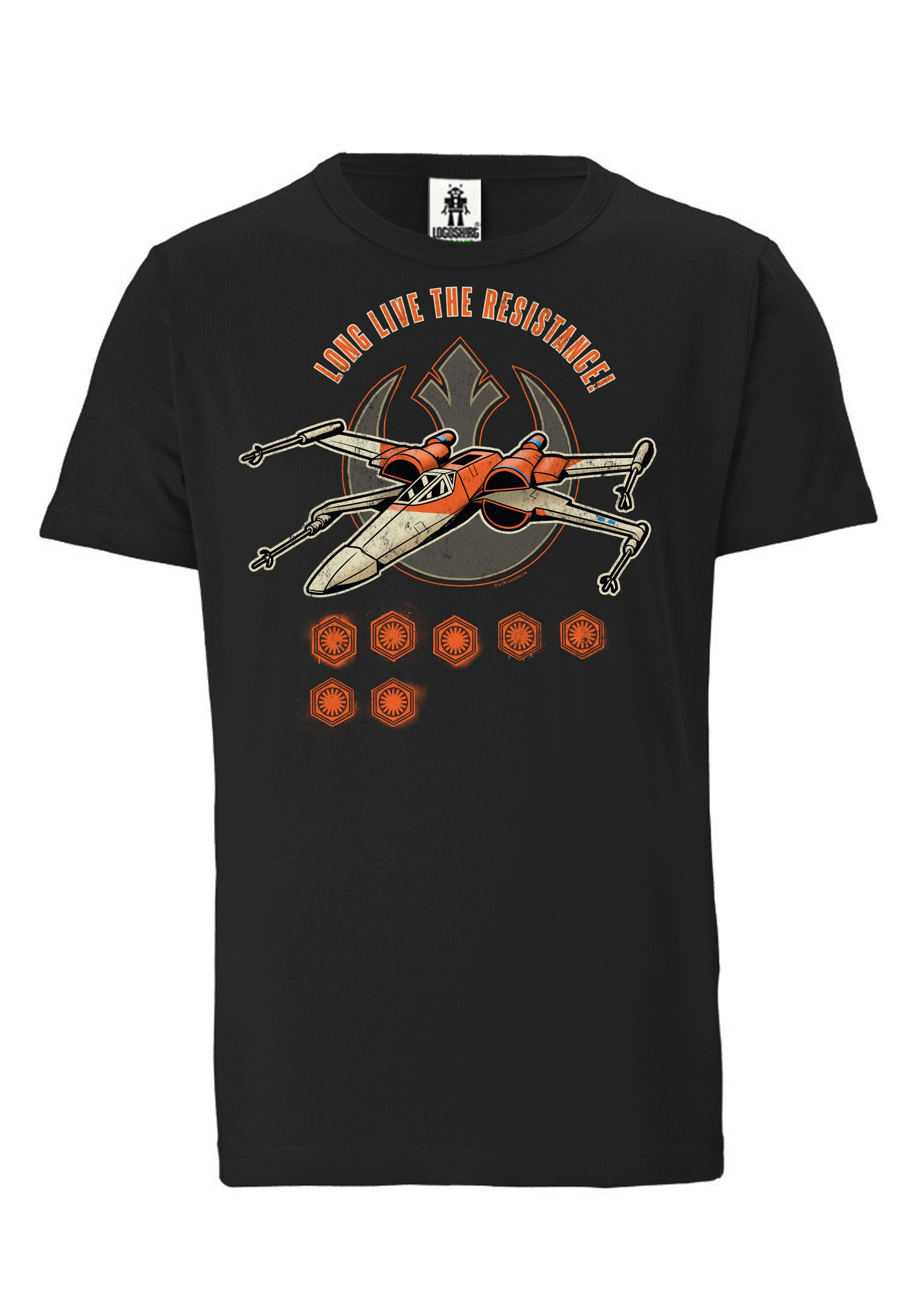 LOGOSHIRT T-Shirt »Star Wars - Long Live The Resistance«, mit tollem Star Wars-Print