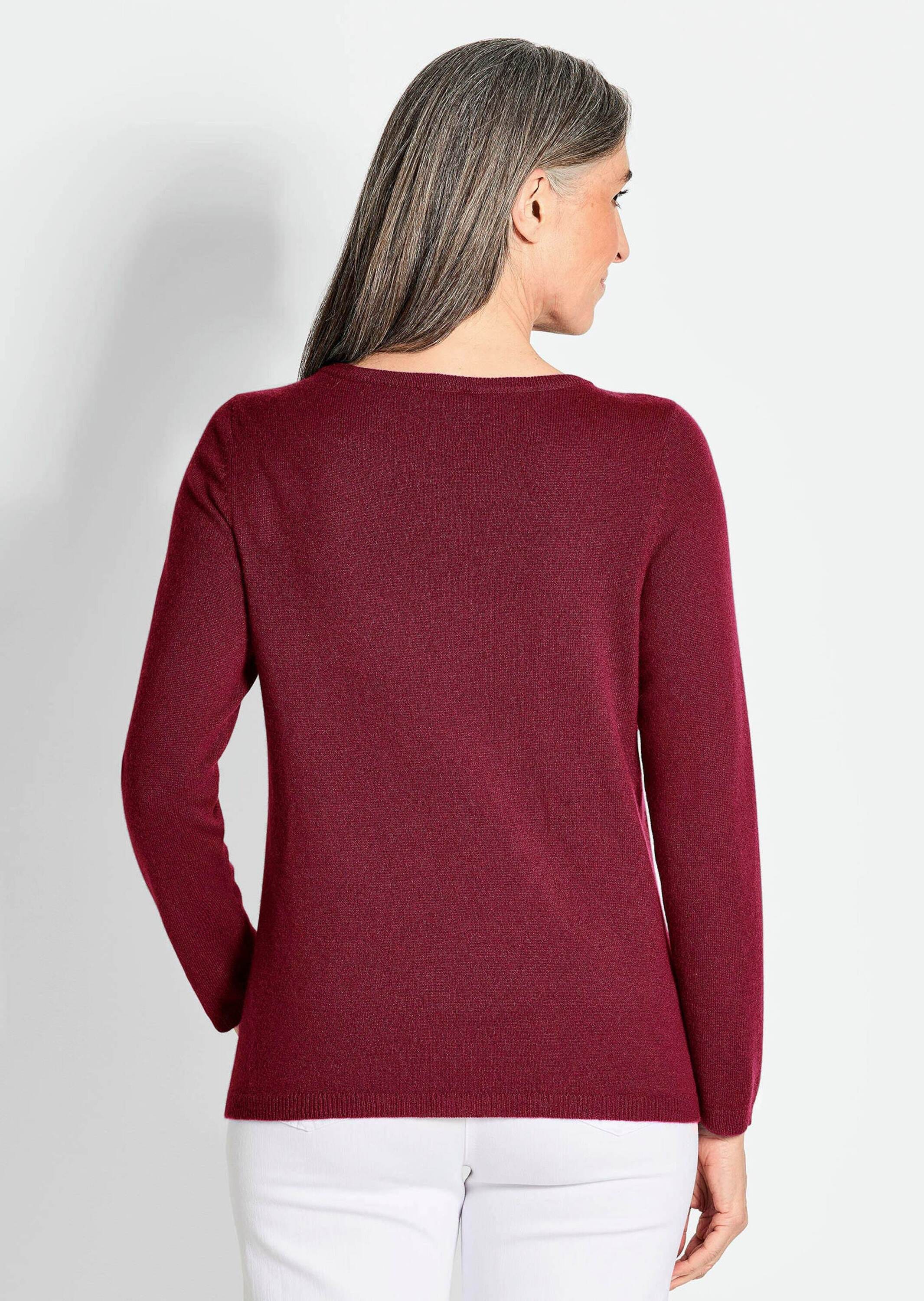 GOLDNER Strickpullover »Kaschmirpullover Kaschmirpullover mit U-Boot Ausschnitt«