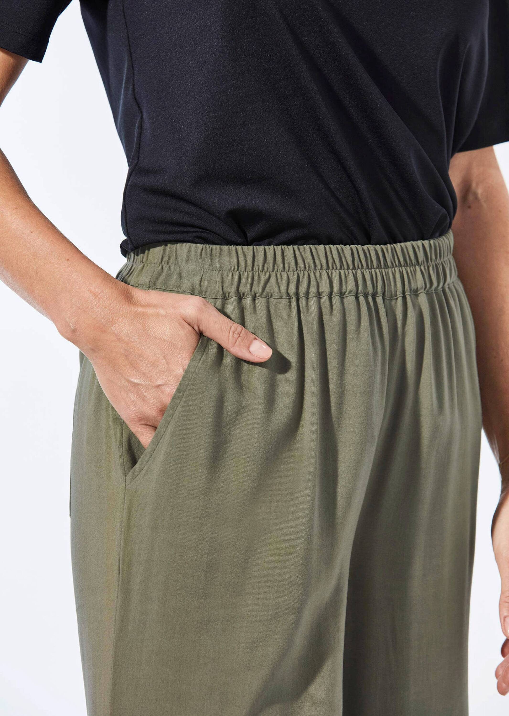 GOLDNER Schlupfhose »Hose Hose mit Schlupfbund und Zierelement«