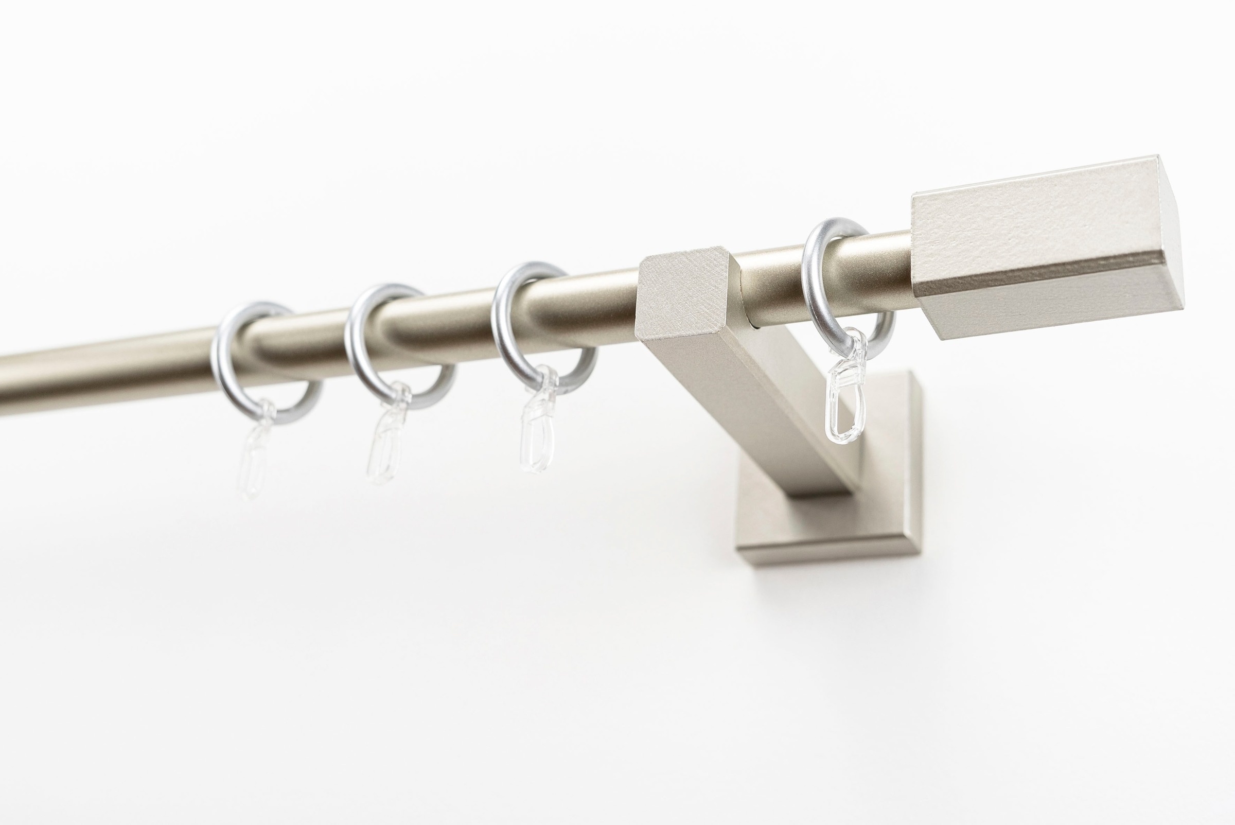 GARESA Gardinenstange "CUBUS" Ø 20 mm 1 läufig-läufig Wunschmaßlänge;Träger günstig online kaufen