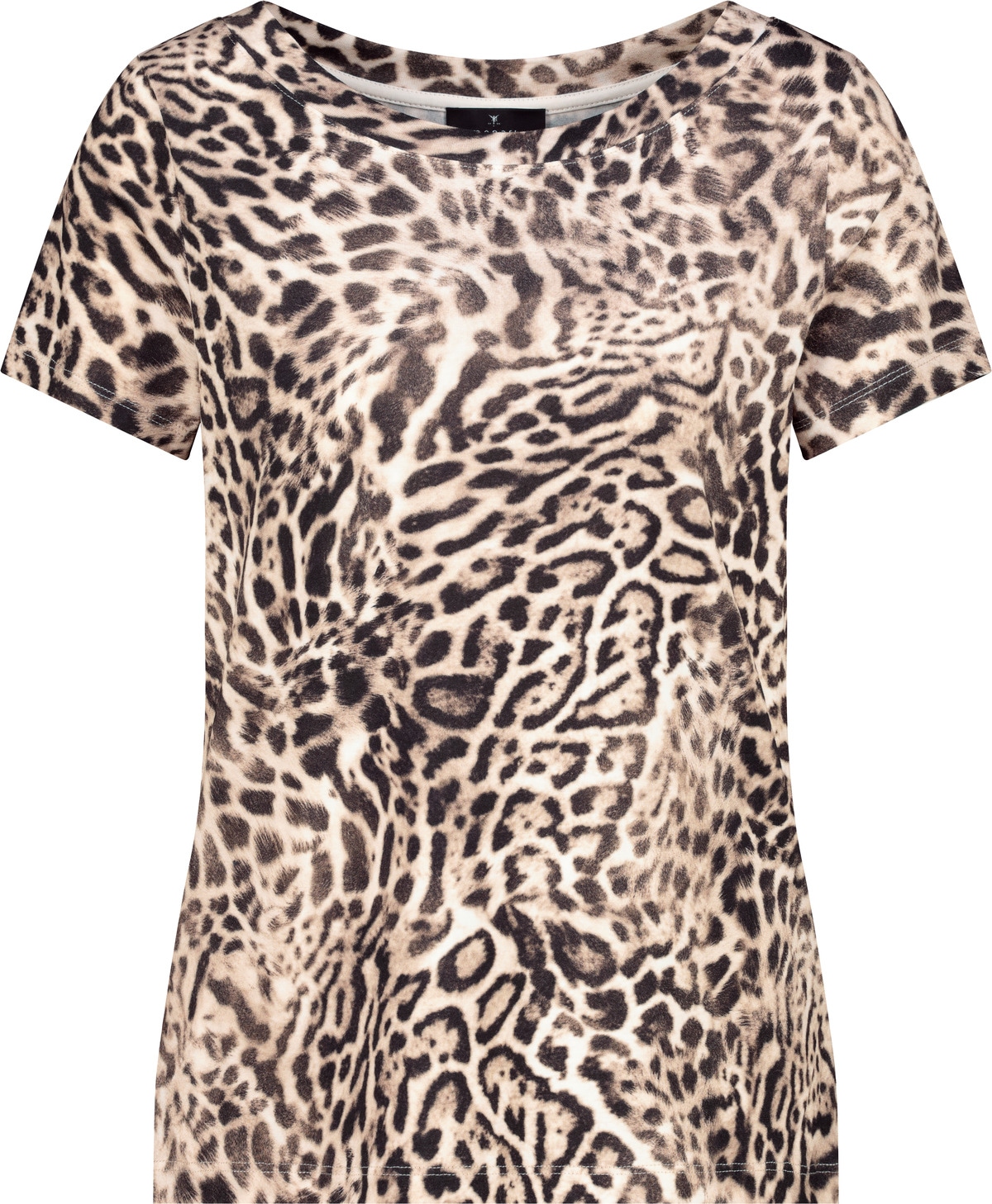 Monari T-Shirt »Shirt Leodruck allover« Regular fit mit Leo-Print