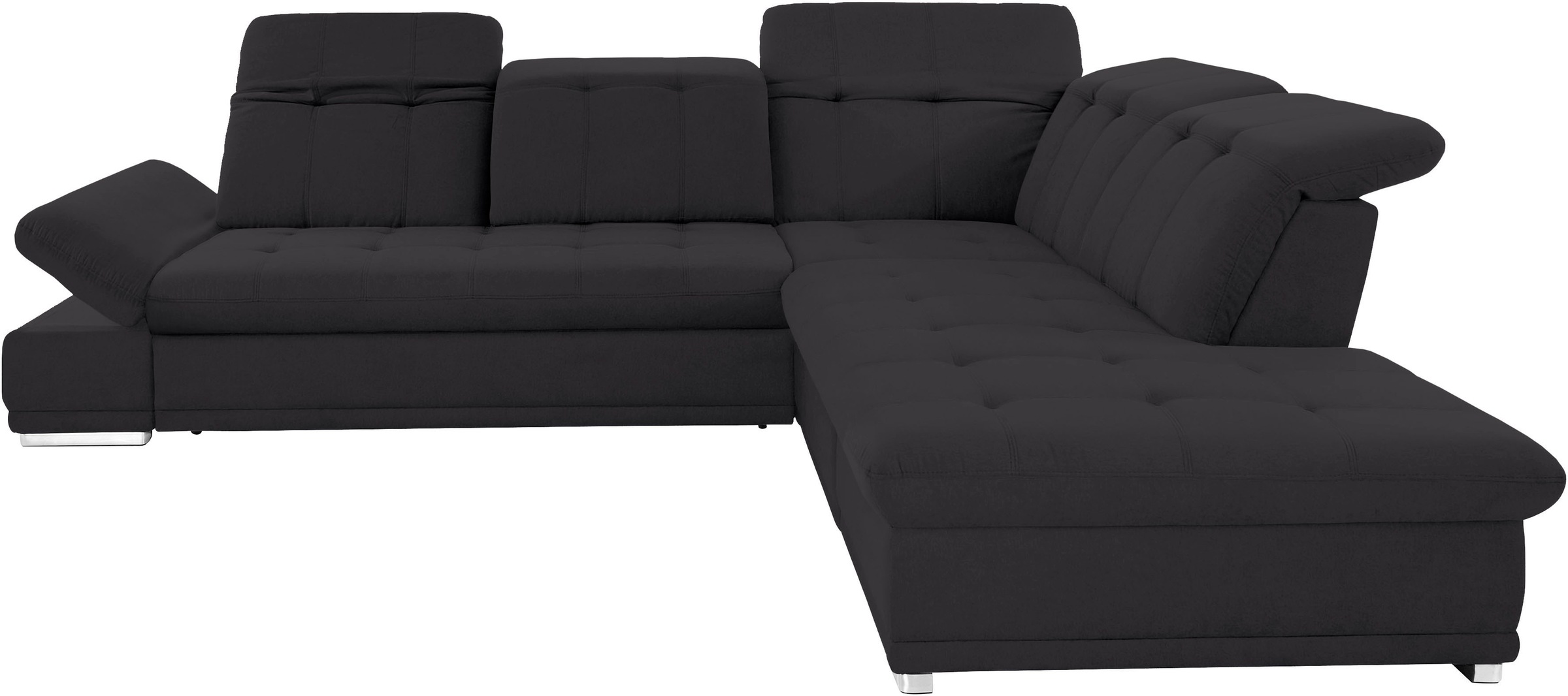 COTTA Ecksofa »Holiday L-Form mit Sitztiefen-, Armteil- und Kopfteilverstellung«, wahlweise mit Bettfunktion & Bettkasten