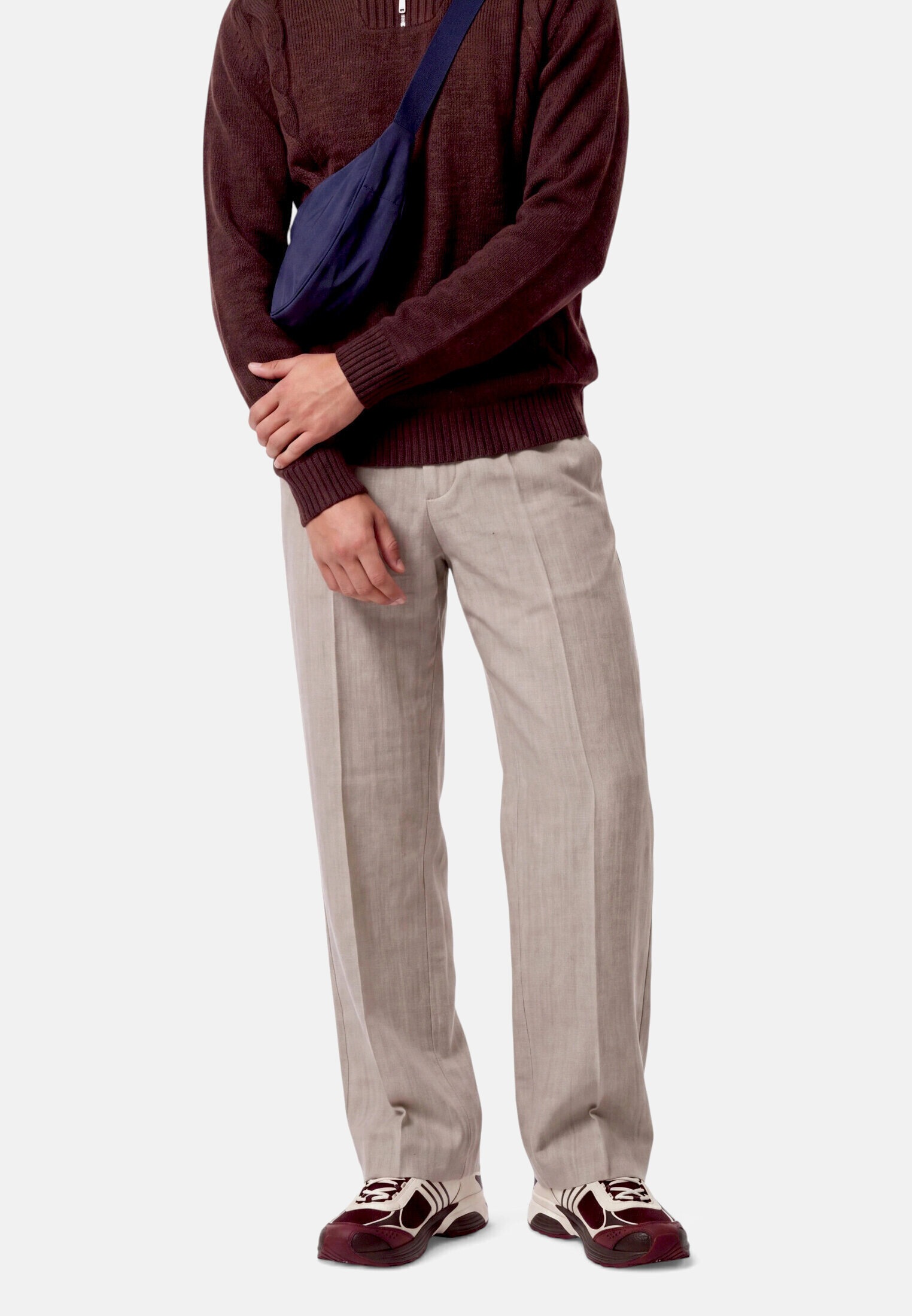 Zero Stoffhose »Herren mit Eingrifftaschen«  Plain/ ohne Details
