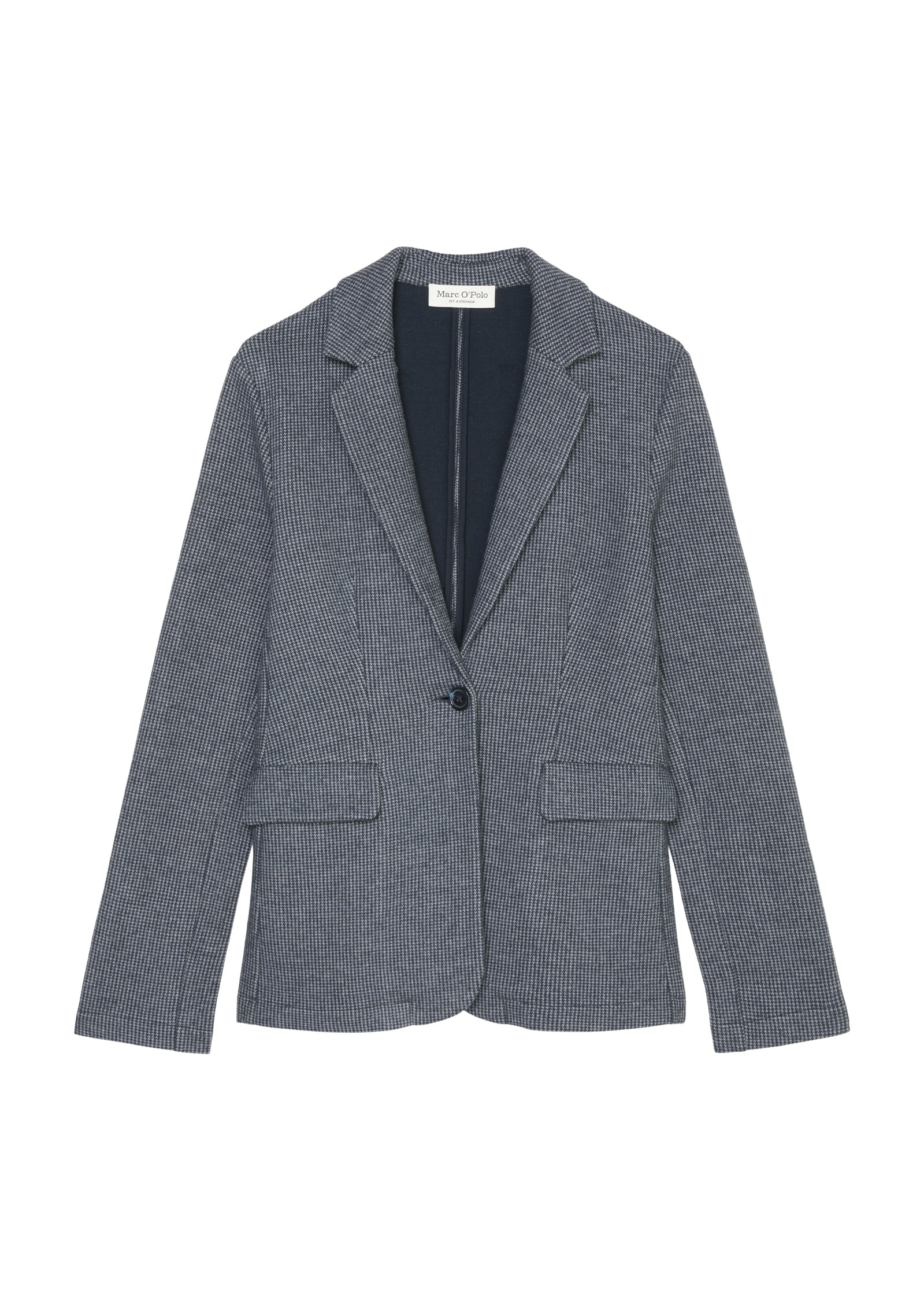 Marc O'Polo Jerseyblazer »mit Mini-Pepita-Muster«