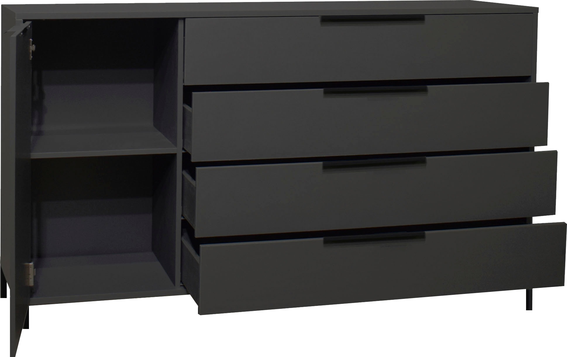 Mäusbacher Highboard »Bonnie«, Breite 168 cm mit Quadratgestell