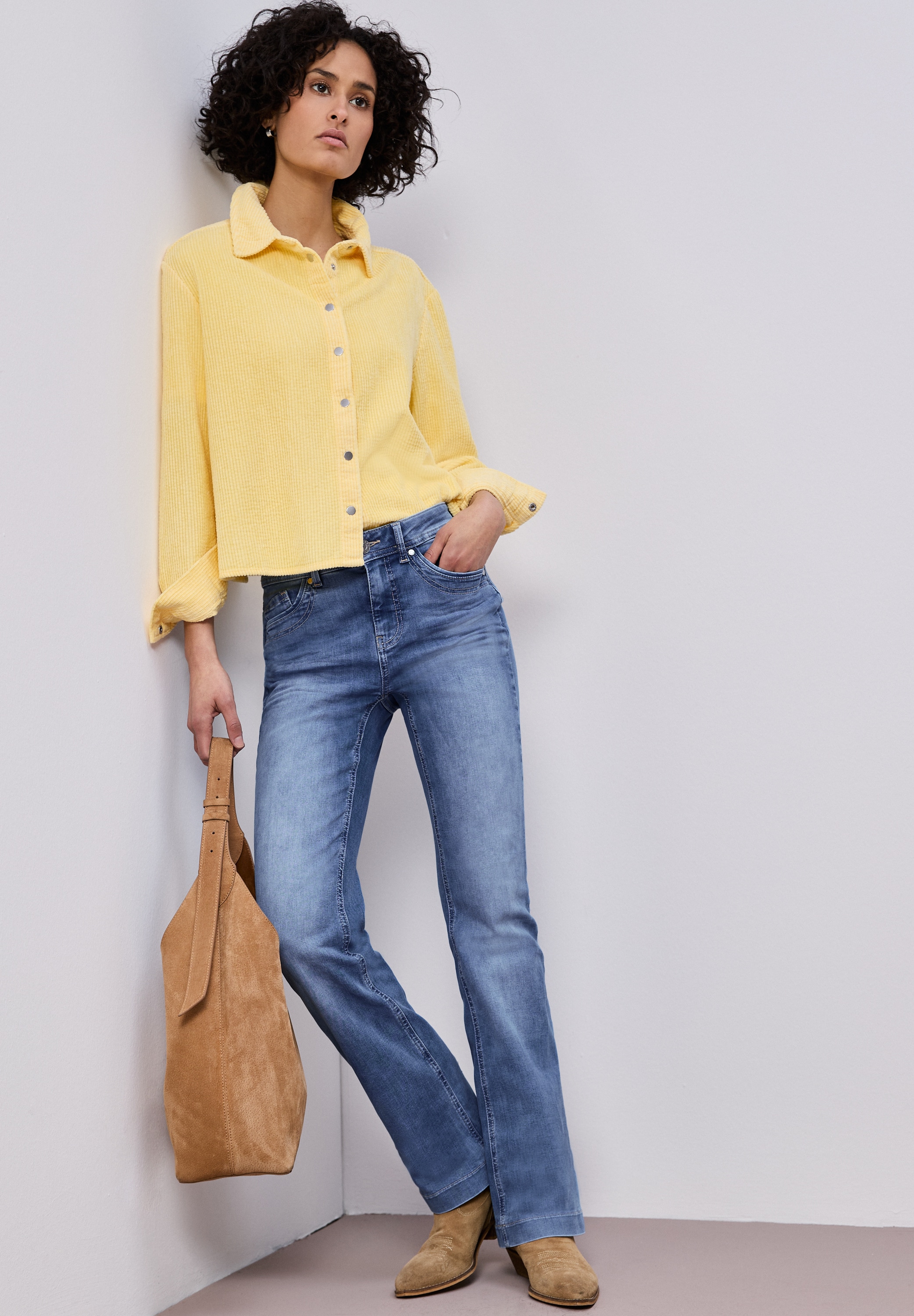 STREET ONE Bootcut-Jeans »Style Blaire« in klassischer 5-Pocket-Form