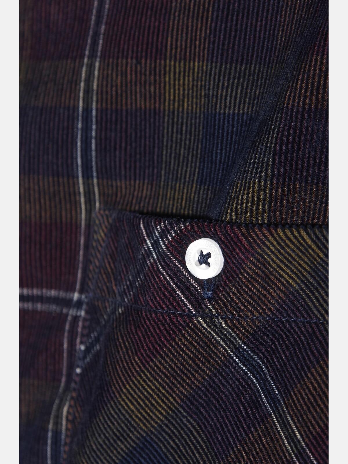 Jan Vanderstorm Karohemd »Cordhemd OLAFSEN«