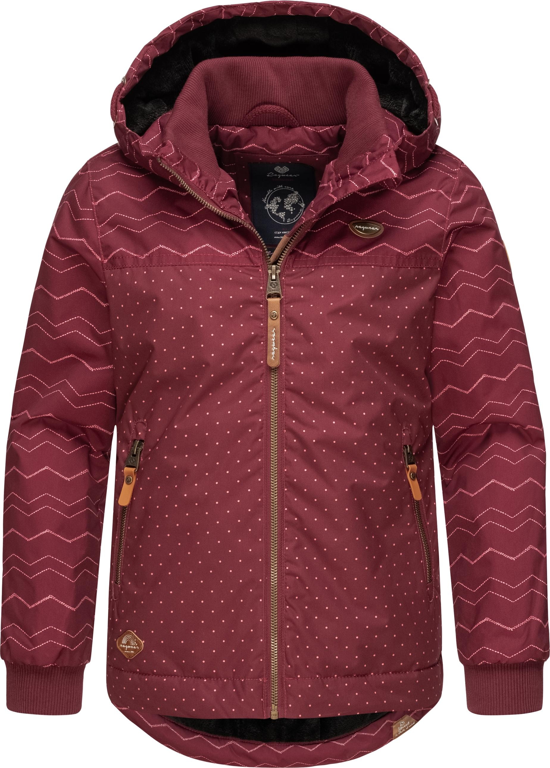 Ragwear Winterjacke »Kristla Chevron«, mit Kapuze, Wasser- und winddichte Outdoorjacke mit Kapuze