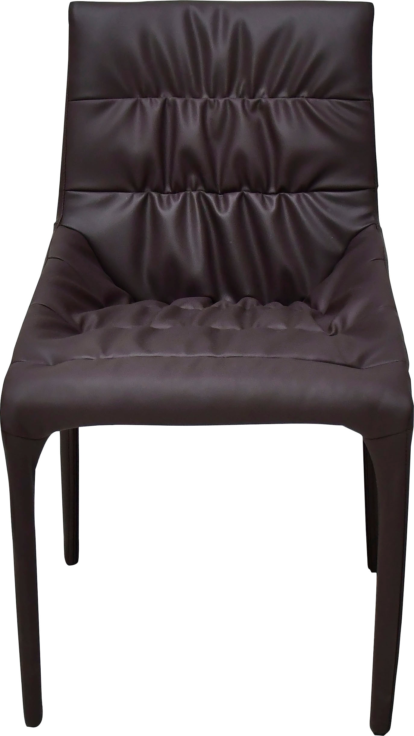 Leonique 4-Fußstuhl "Dakota" () Polyester Polsterstuhl, dunkelbraun, Kunstl günstig online kaufen