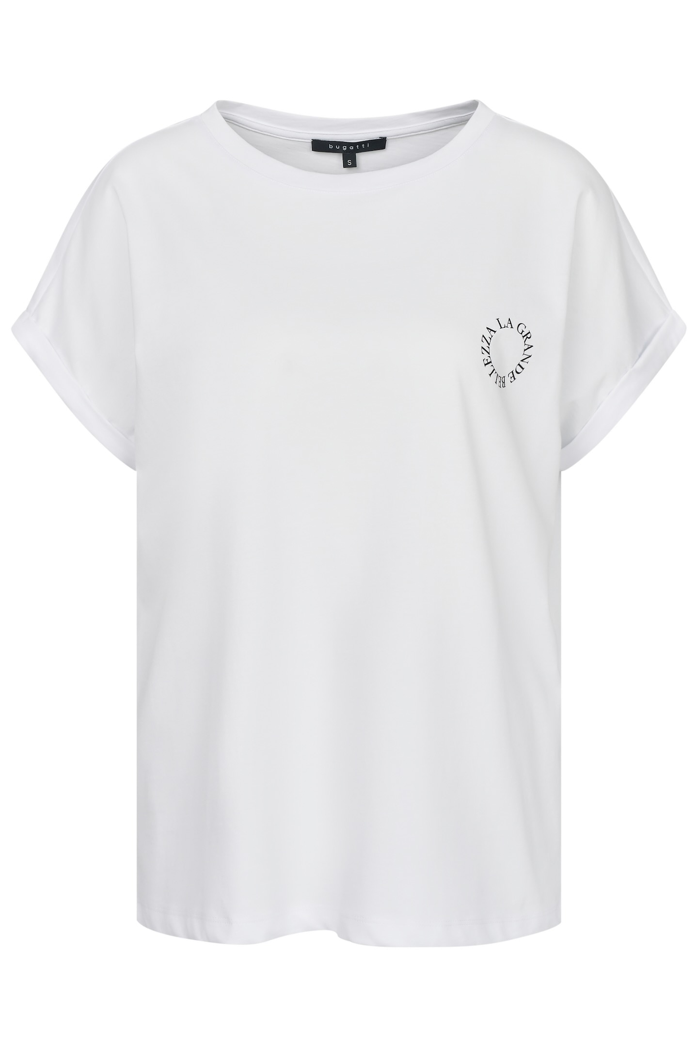 bugatti T-Shirt, aus Bio-Baumwolle