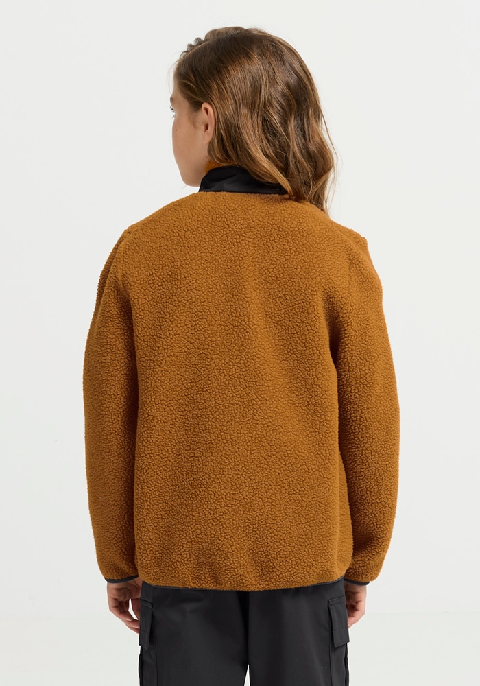 Jack Wolfskin Fleecejacke »LITE CURL FZ K« atmungsaktiv, Übergangsjacke, aufgesetzte Brusttasche mit Zipper