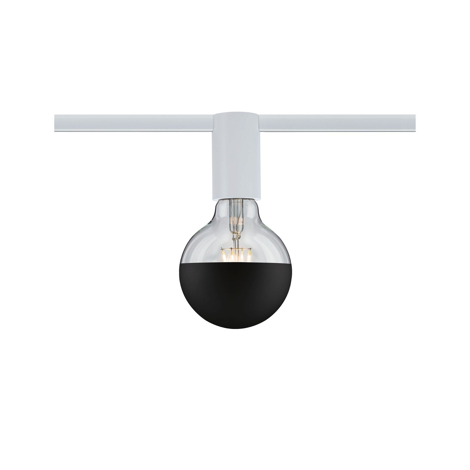 Paulmann Schienensystem-Leuchten »URail Schienenspot Socket Einzelspot E27 max. 20W 230V« E27 1 Stk. dimmbar