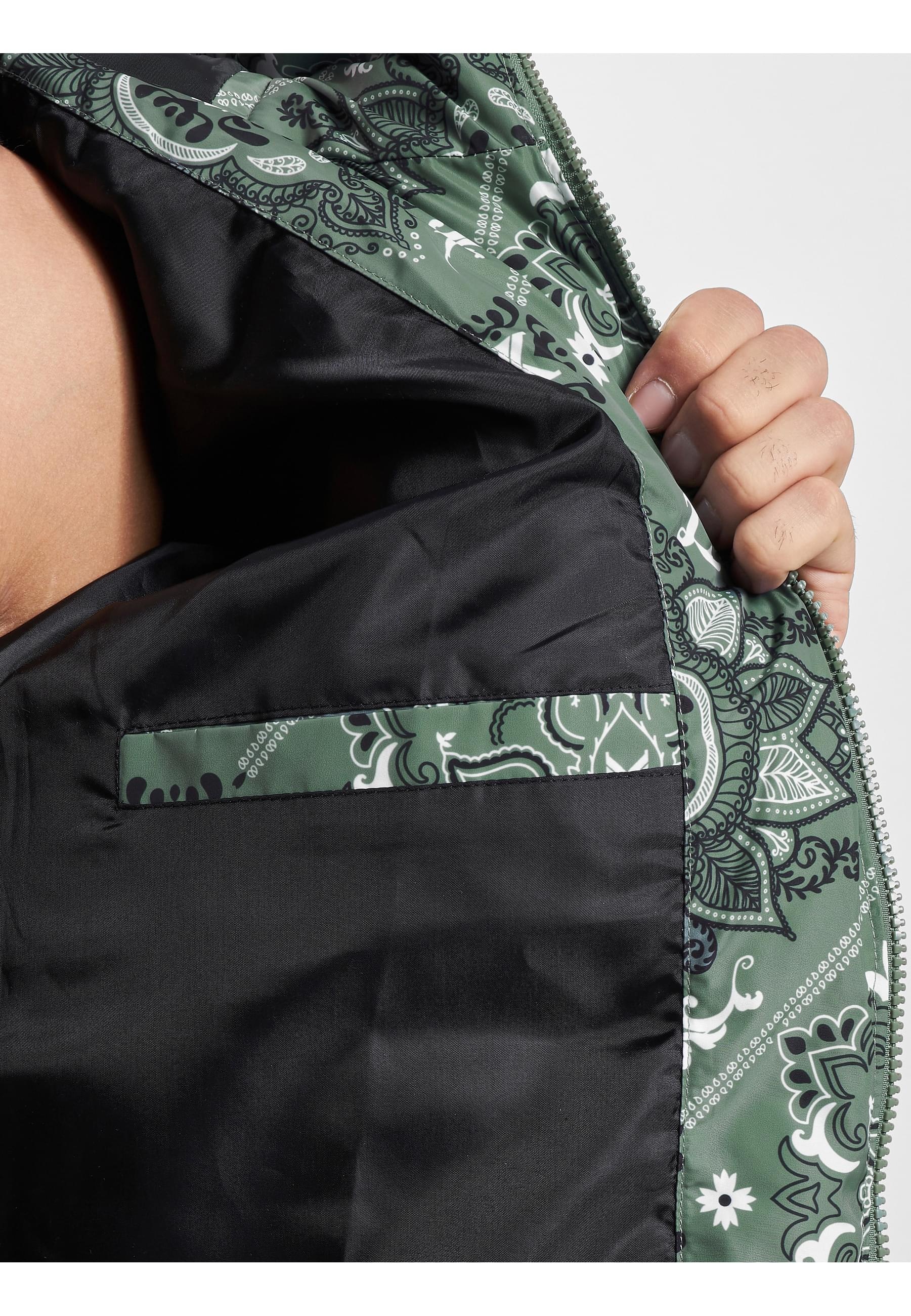 Karl Kani Winterjacke »Karl Kani Herren KM233-037-1 KK OG Paisley Puffer Jacket«, (1 St.), ohne Kapuze