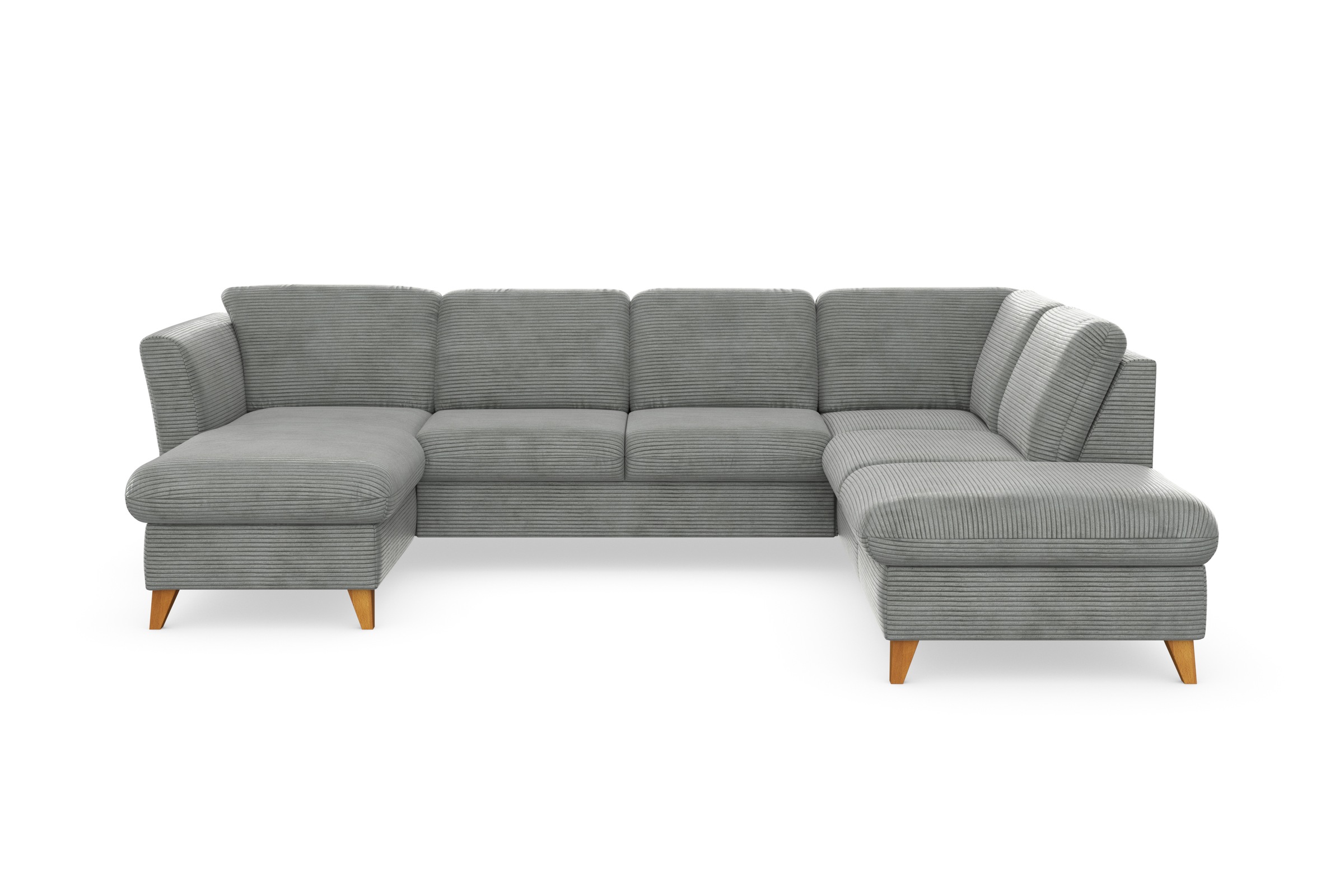 Home affaire Wohnlandschaft "Trelleborg U-Form" wahlweise mit Bettfunktion günstig online kaufen