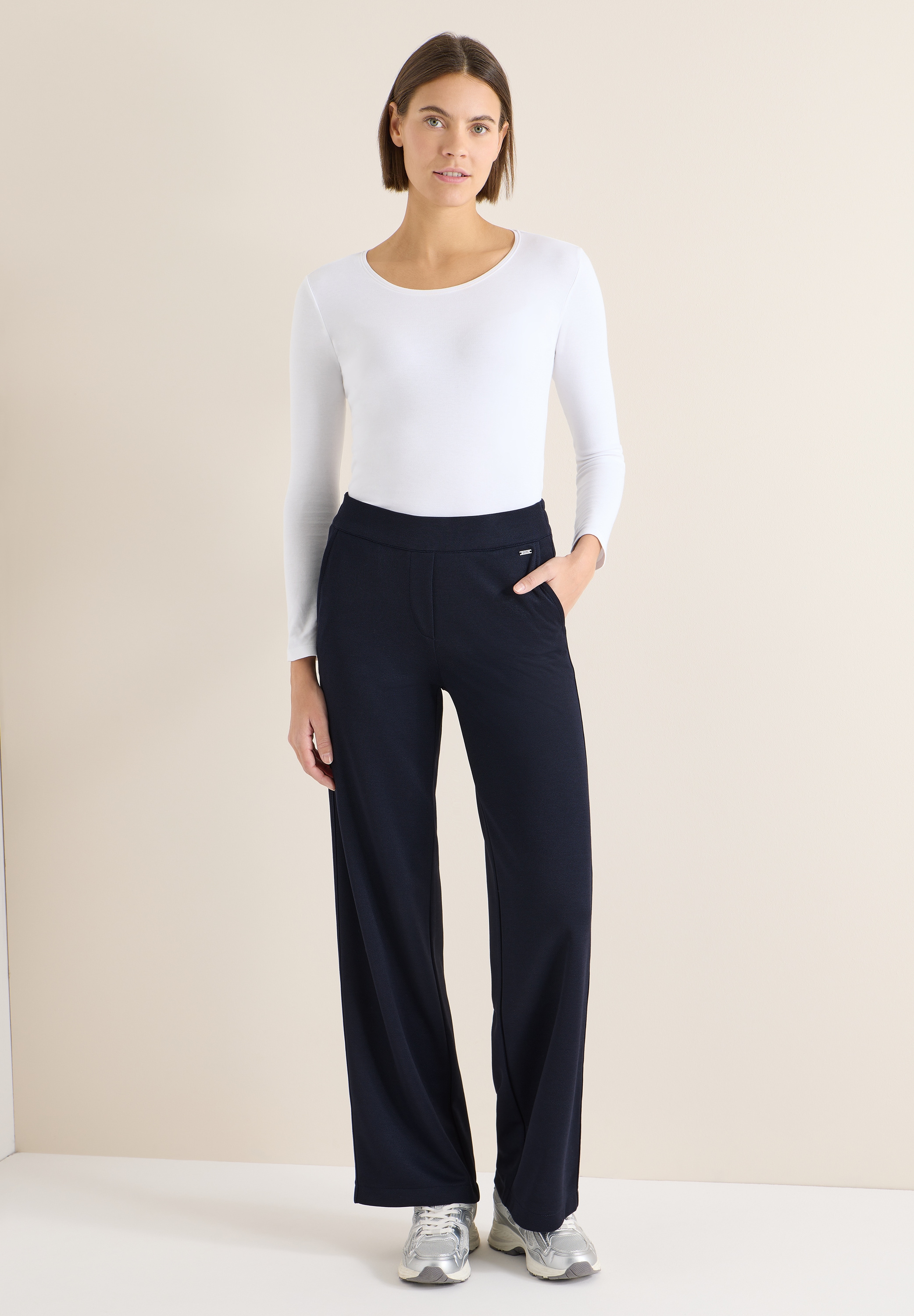 Cecil Dehnbund-Hose  High Waist