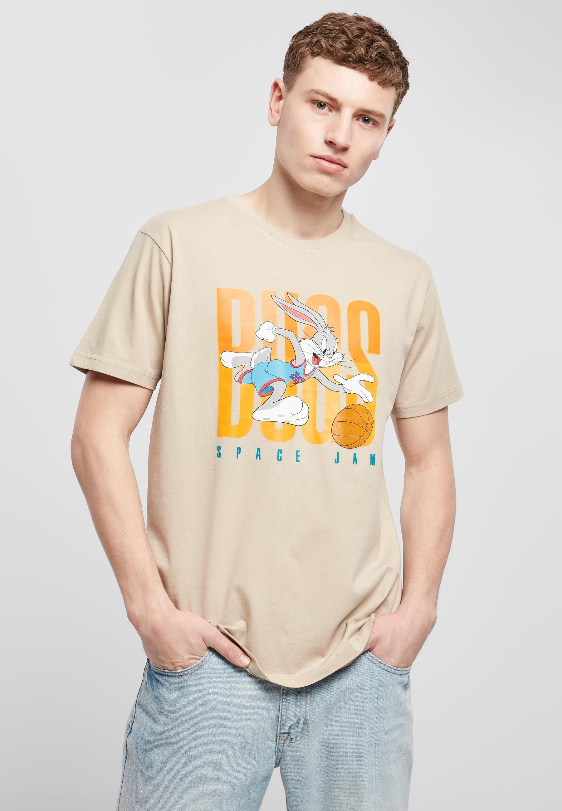 MisterTee Kurzarmshirt »MisterTee Herren Space Jam Big Bugs Playing Tee«, (1 tlg.)