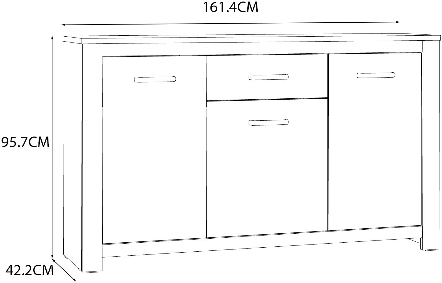 FORTE Sideboard »San Cayetano«