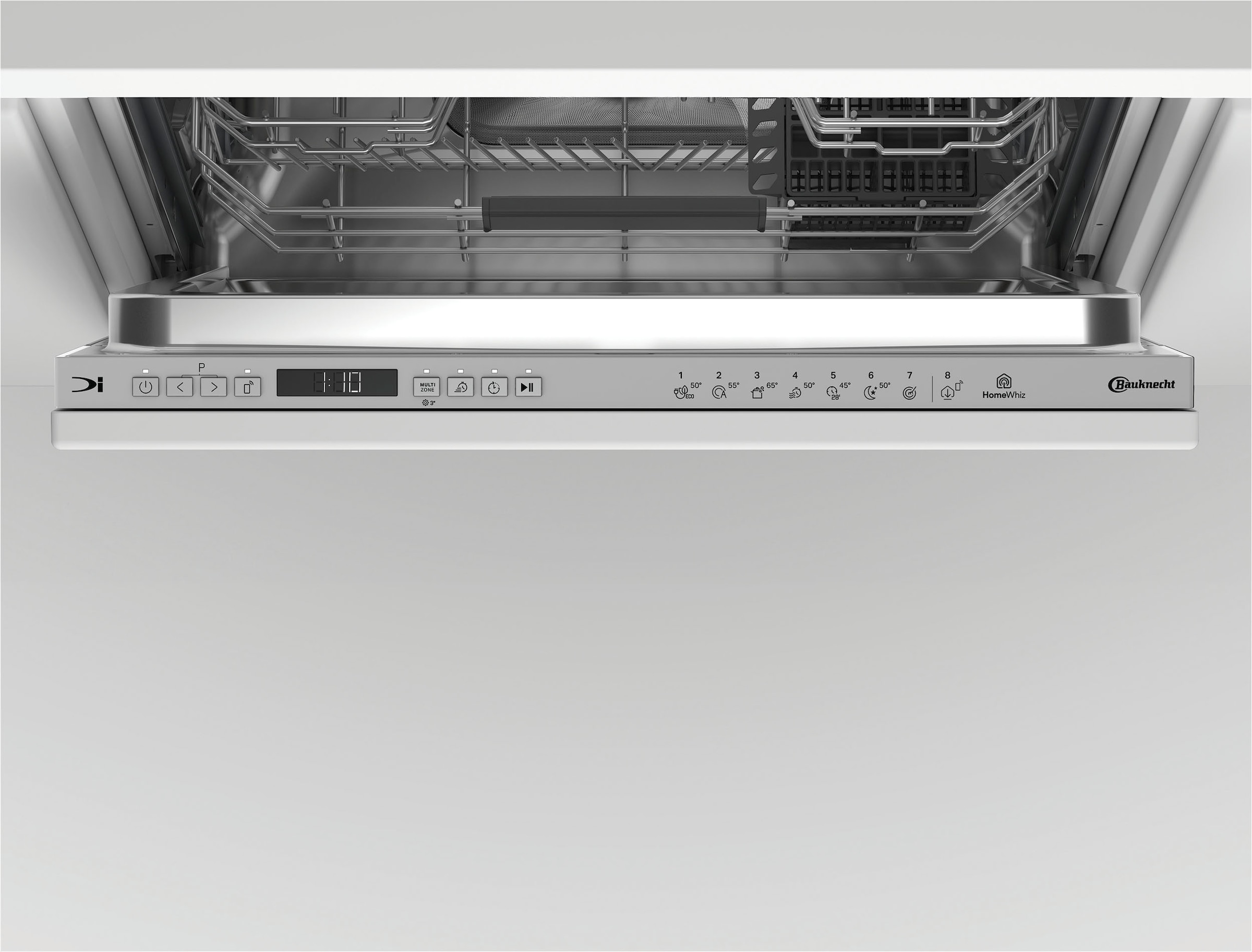 BAUKNECHT vollintegrierbarer Geschirrspüler »OBIC Ecosilent2 7540« 8,9 l 14 tlg. Maßgedecke ActiveDry – automatische Türöffnung für bessere Trocknungsergebnisse