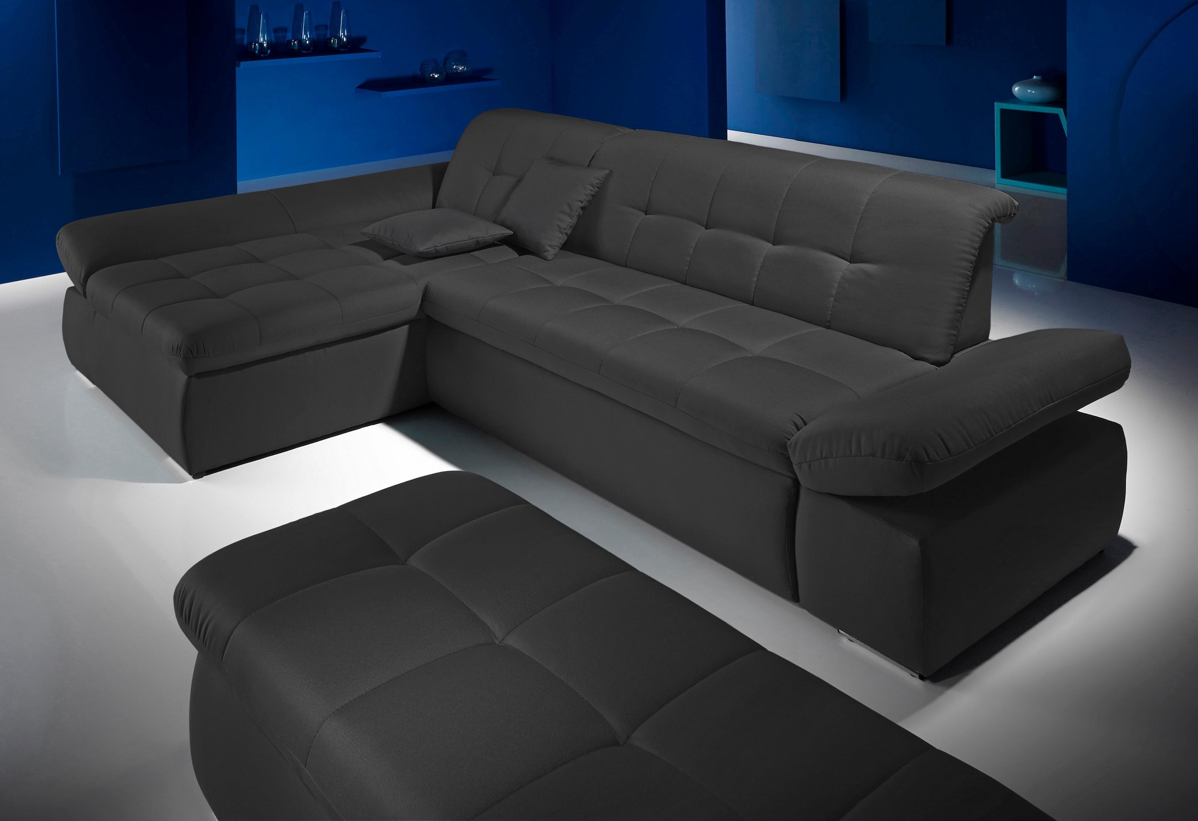 INOSIGN Ecksofa "ESRA, zeitlos und elegant. Breite 300cm, L-Form", wahlweis günstig online kaufen