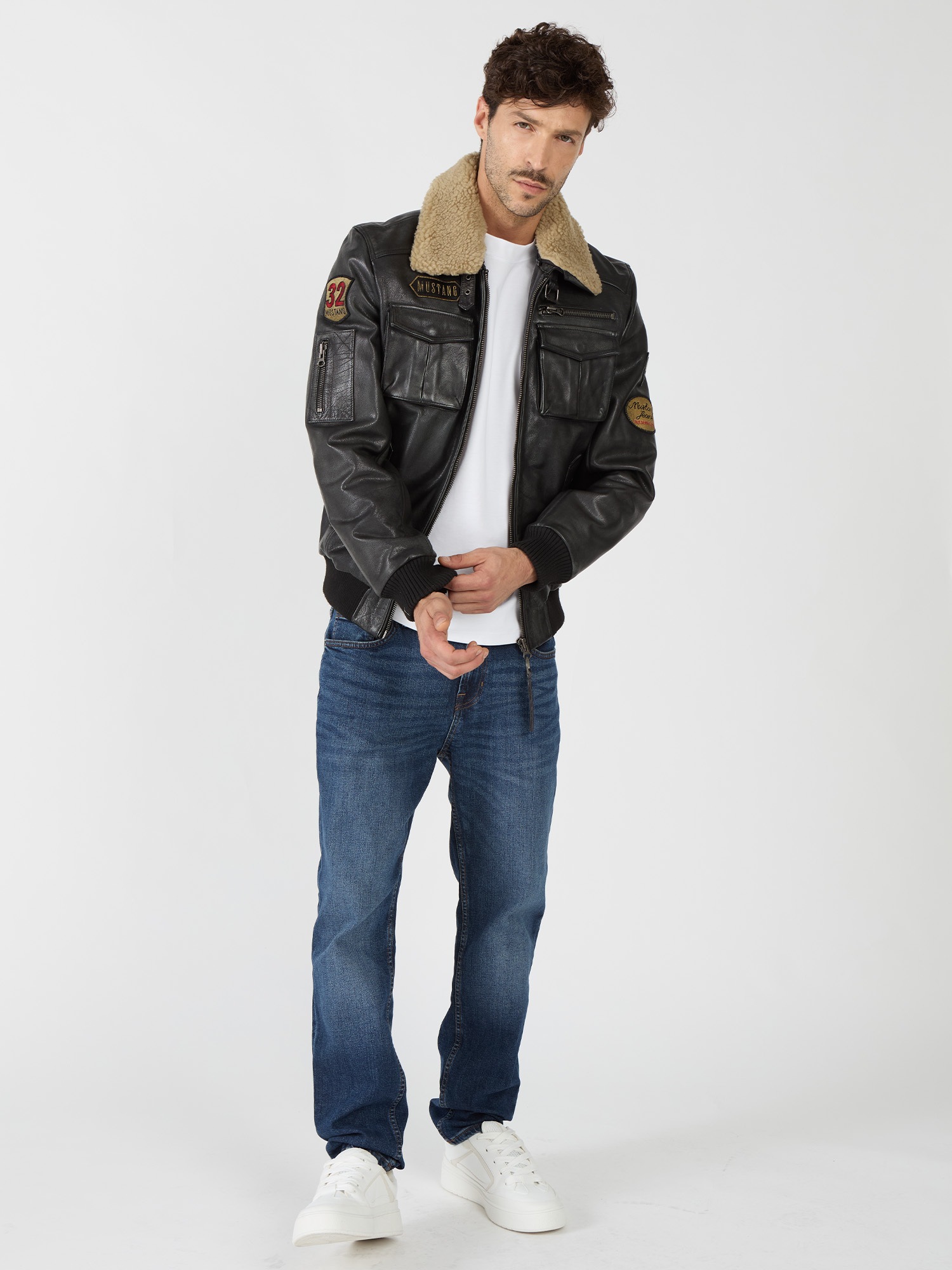 MUSTANG Lederjacke »Karlstad«