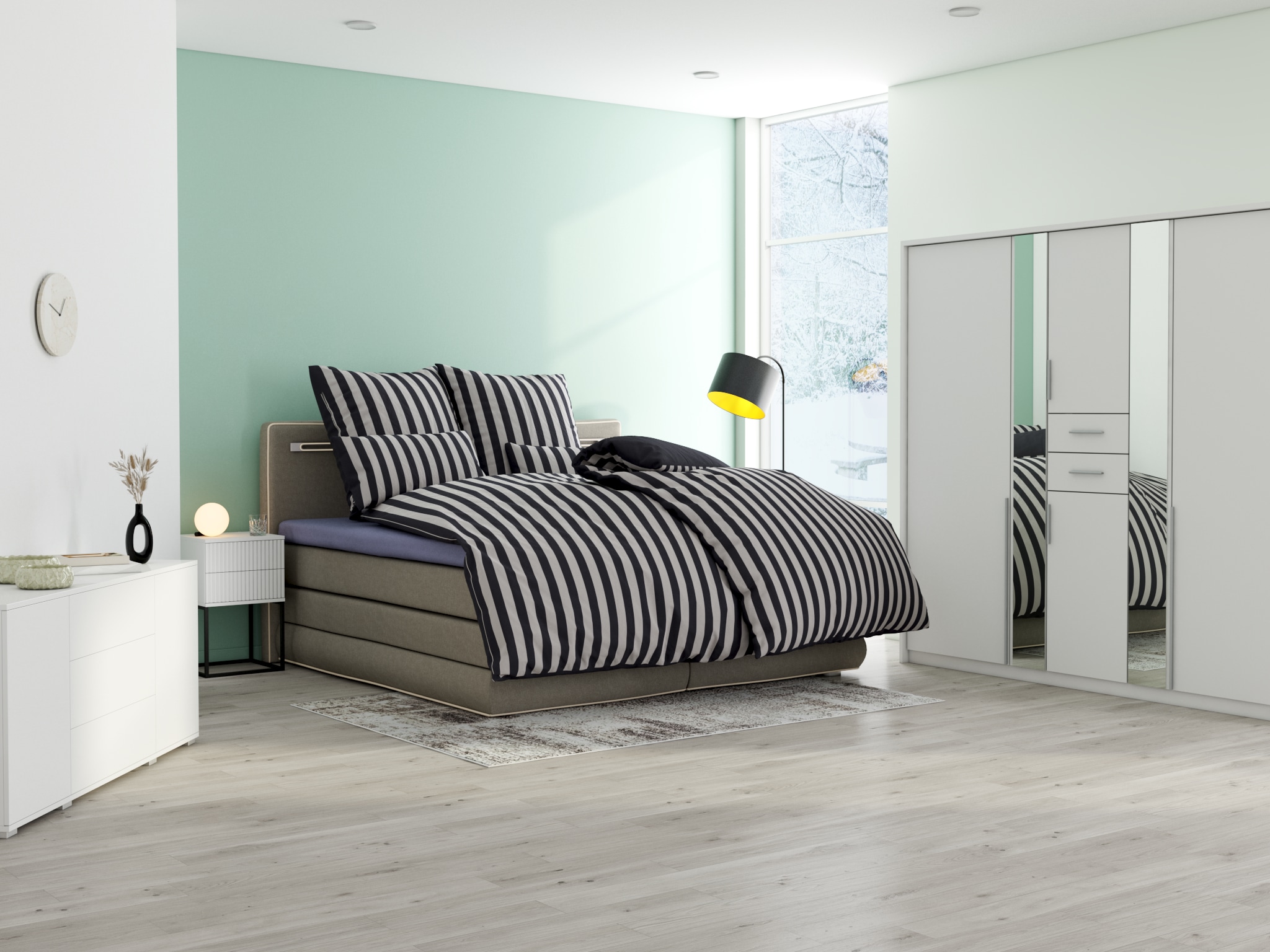 my home Teppich »Salsa« rechteckig 9 mm Höhe mit besonders weichem Flor, Kurzflor, im Vintage-Look, dichte Qualität