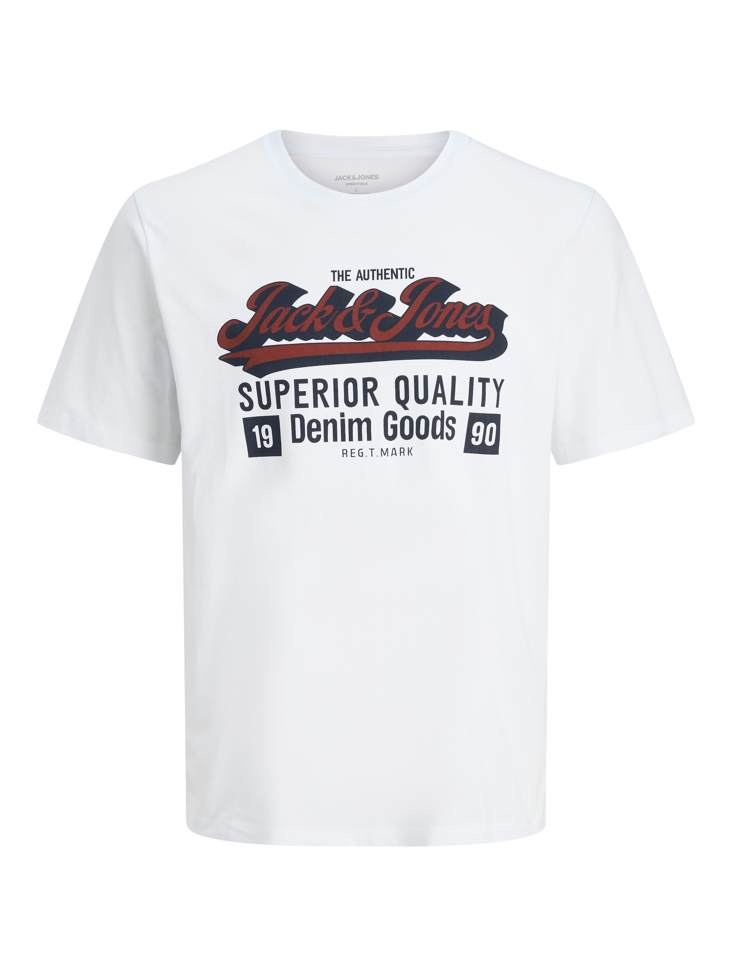 Jack & Jones Rundhalsshirt »JJELOGO TEE SS O-NECK 2 COL AW25 3PK MP« Packung, 3 Stk. tlg.