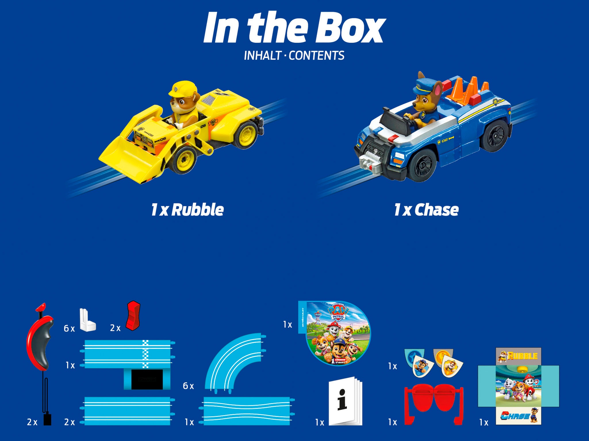 Carrera® Autorennbahn »Carrera First, Paw Patrol - On the Double«
