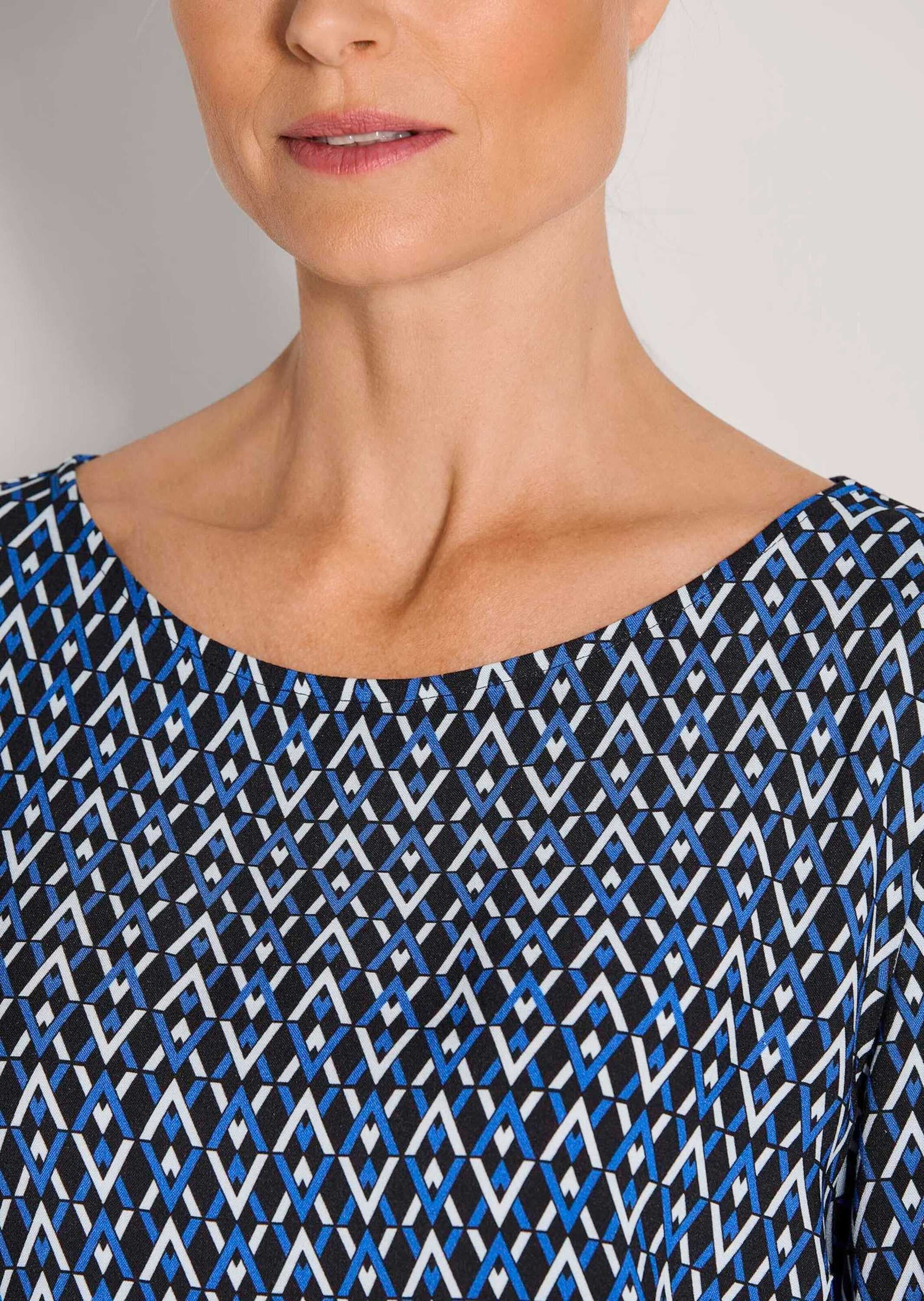 MADELEINE Schlupfbluse »Blusenshirt Viskosebluse mit grafischem Muster«