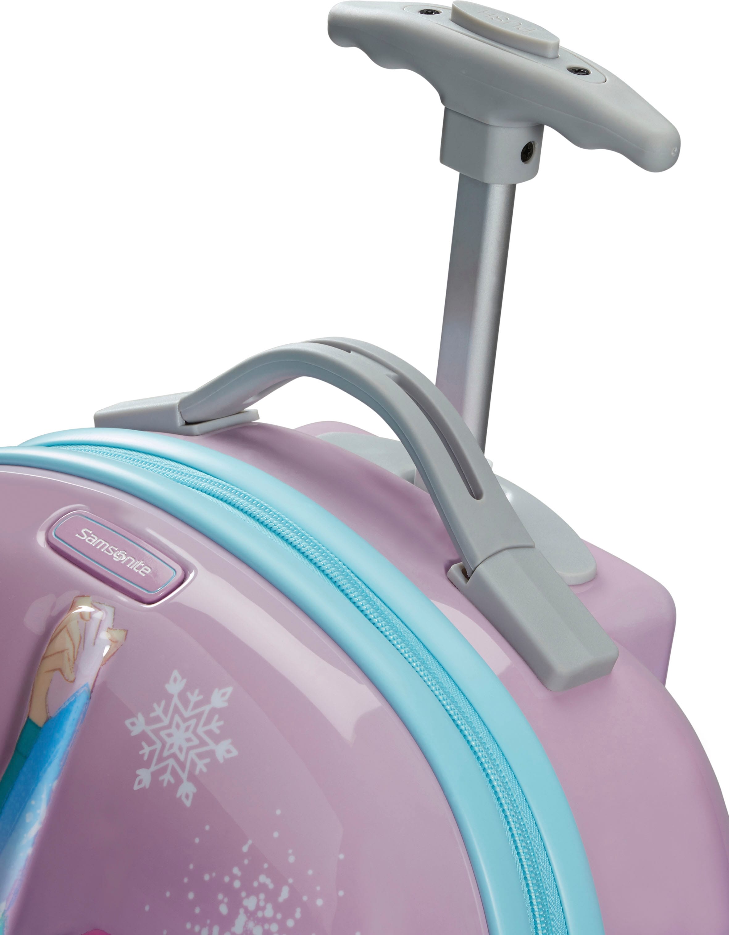 Samsonite Kinderkoffer »Disney Ultimate 2.0, 46 cm, Frozen«, 4 Rollen, Kinderreisekoffer Kindertrolley Handgepäck Hartschalenkoffer