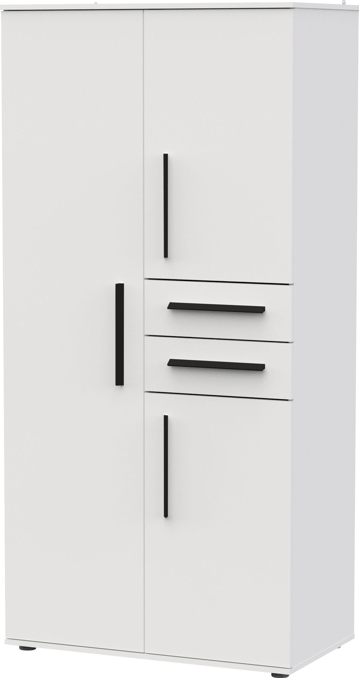 Demeyere GROUP Kleiderschrank »VERSATIL Schrank 2 Türen, 2 Schubladen«, (B/H/ T ca. 90x190cmx50cm)