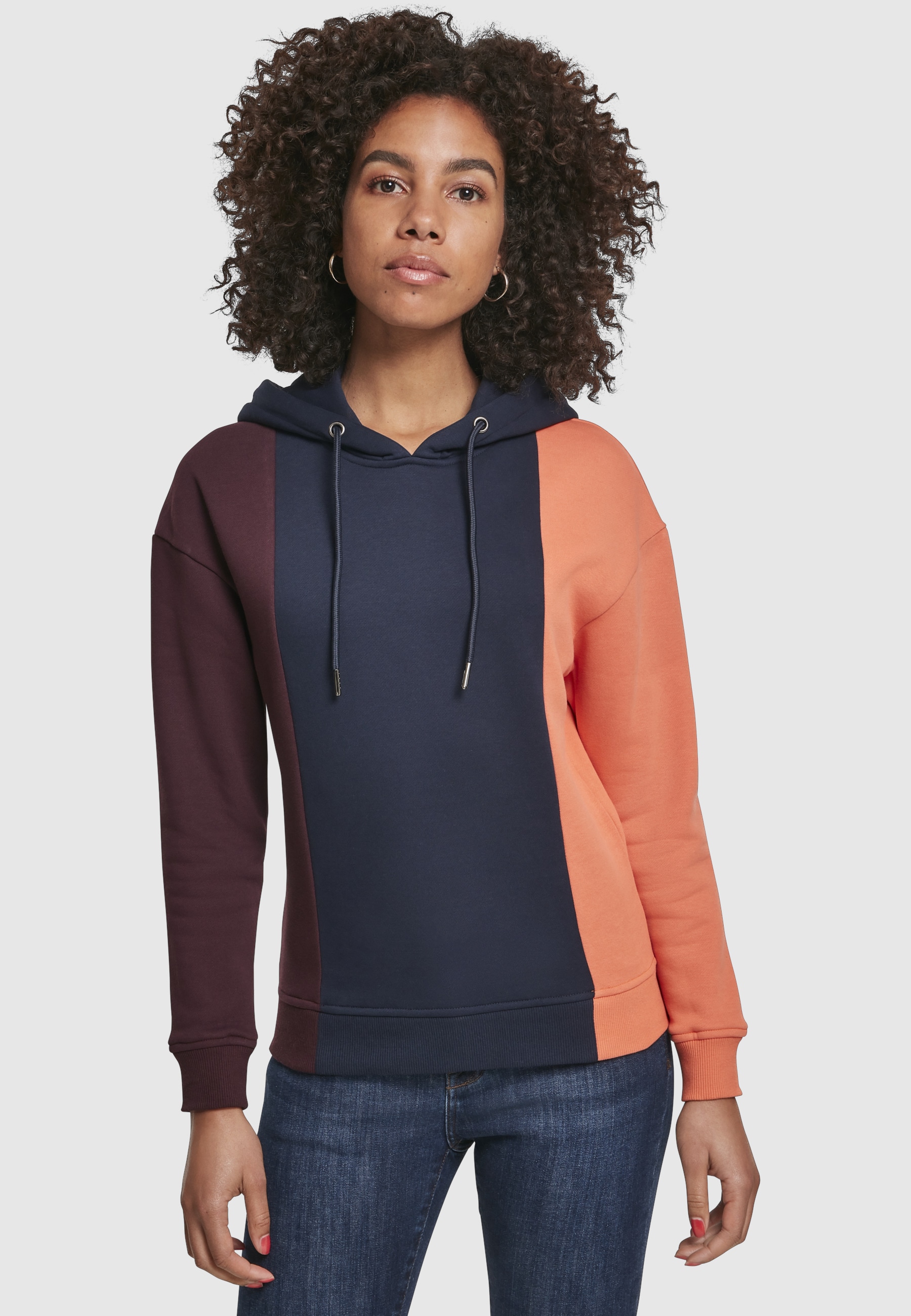 URBAN CLASSICS Sweatshirt »Urban Classics Damen Ladies Tripple Hoody«, 1 Stk.
