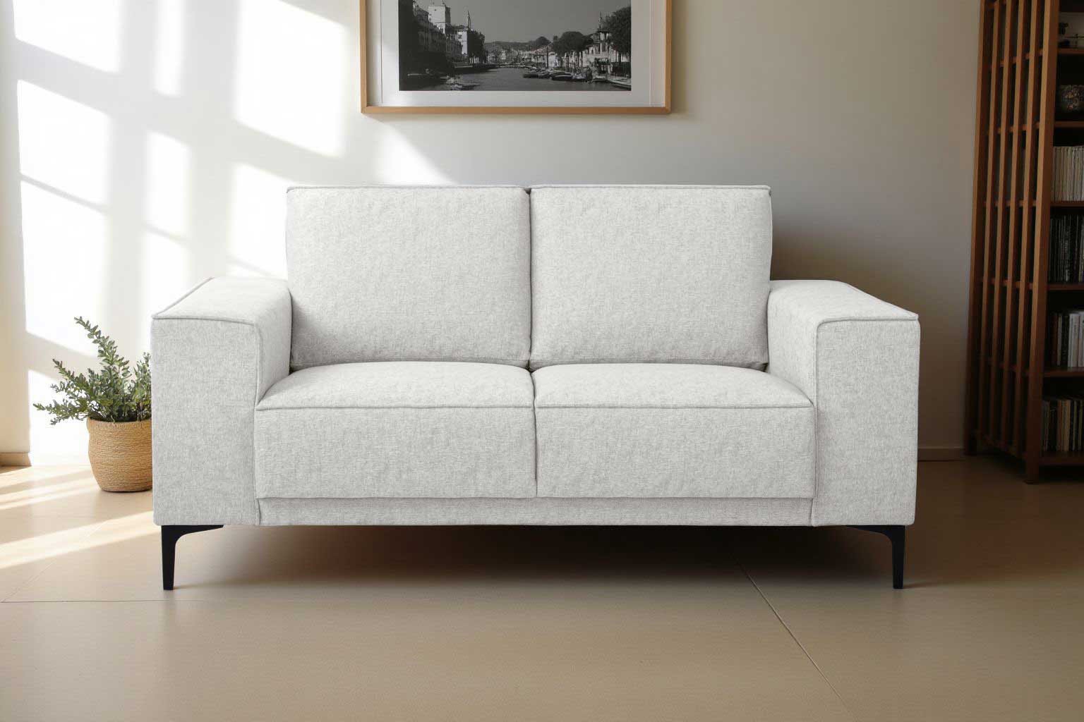 Places of Style 2-Sitzer "Kompaktsofa Oland, Struktur, Flachgewebe, Luxus-M günstig online kaufen
